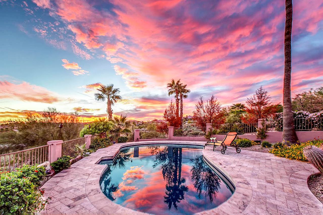 outdoor pool in Fountain Hills, AZ