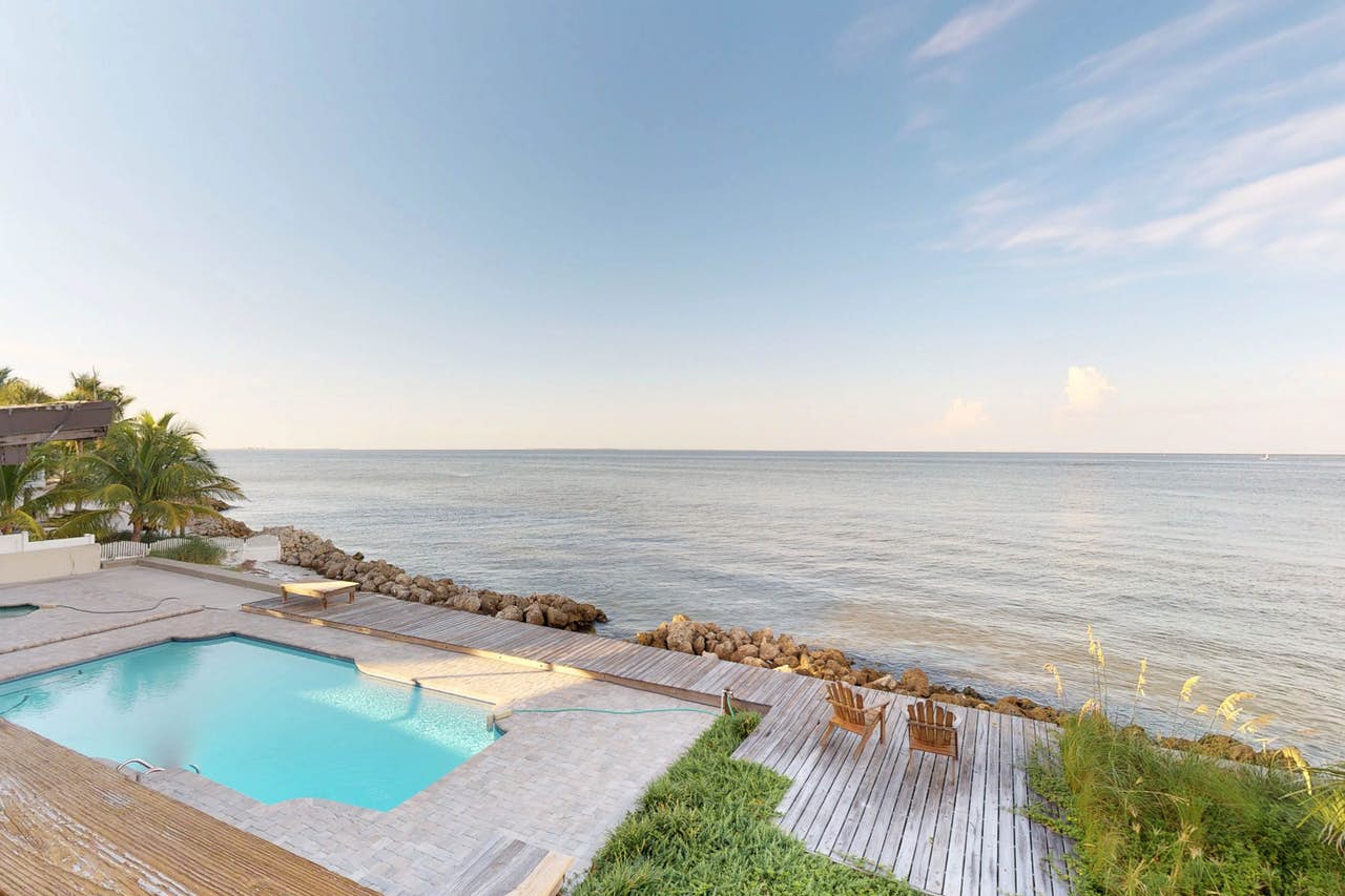 Oceanfront vacation rental with pool in Anna Maria, FL