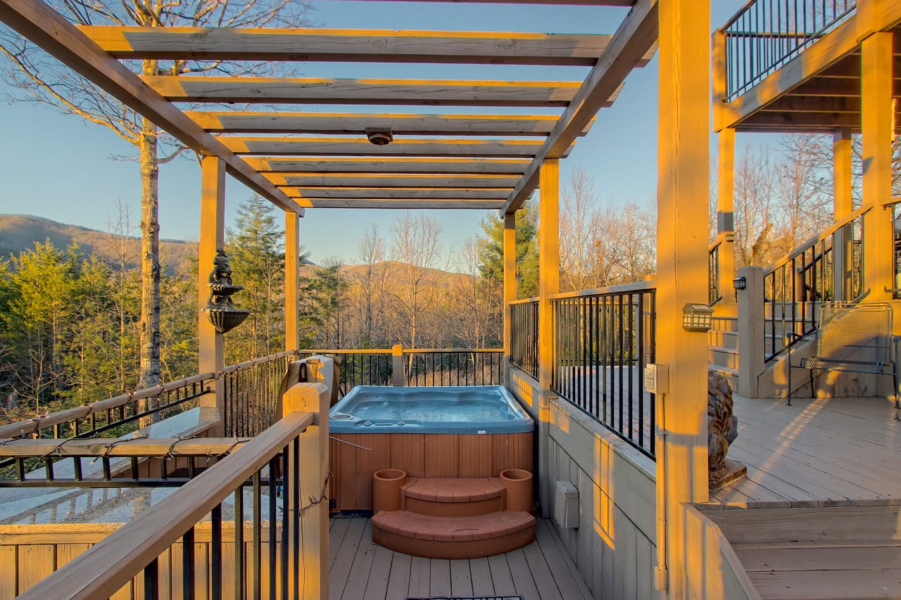 helen, ga cabin rental with hot tub