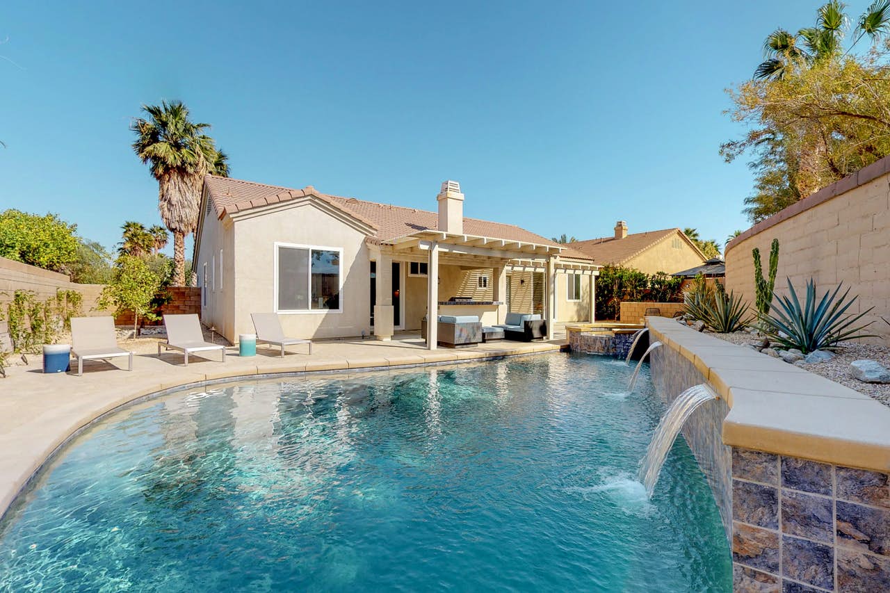Outdoor pool in Palm Springs, CA