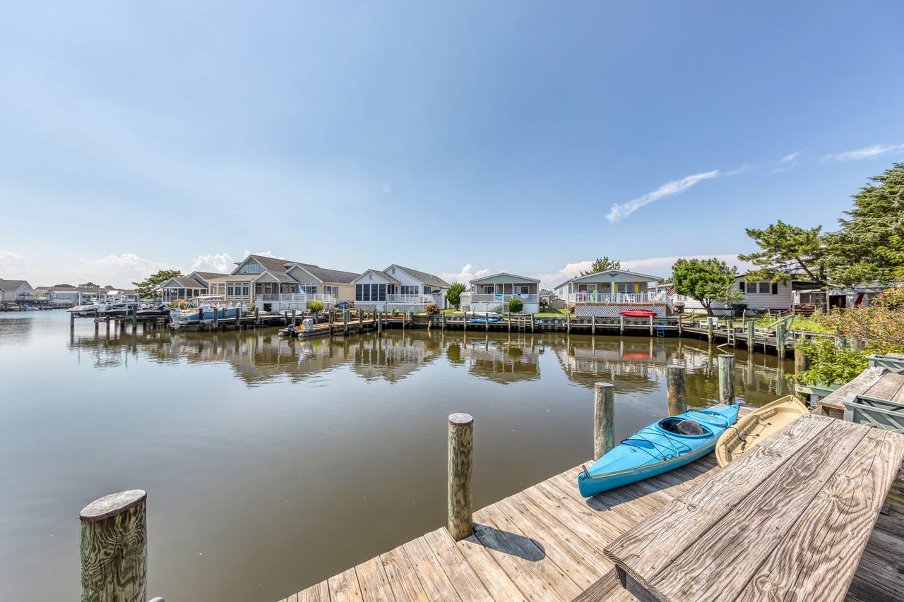 Dock with kayak located in Ocean City