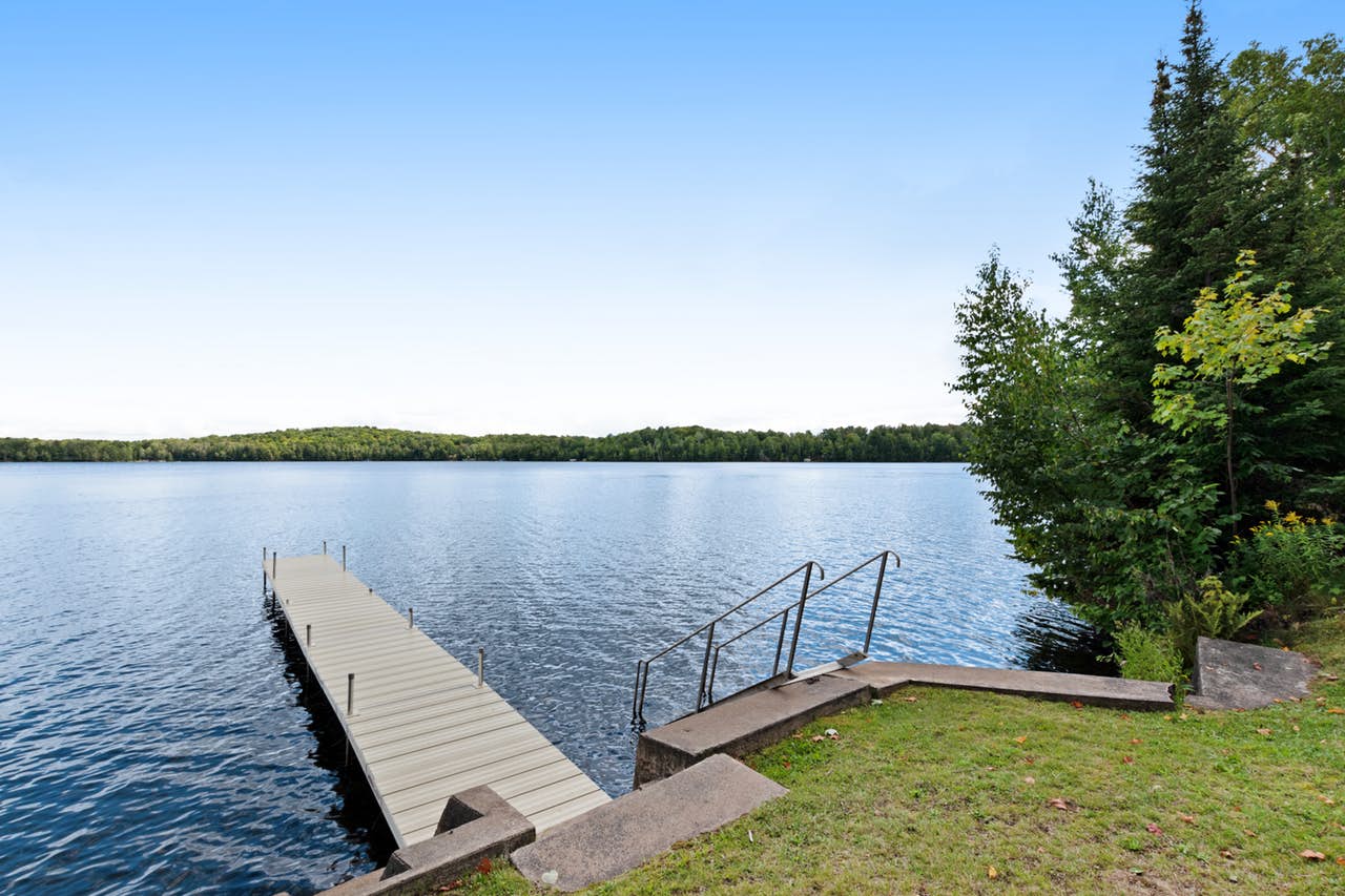dock of Presque Isle, WI vacation rental