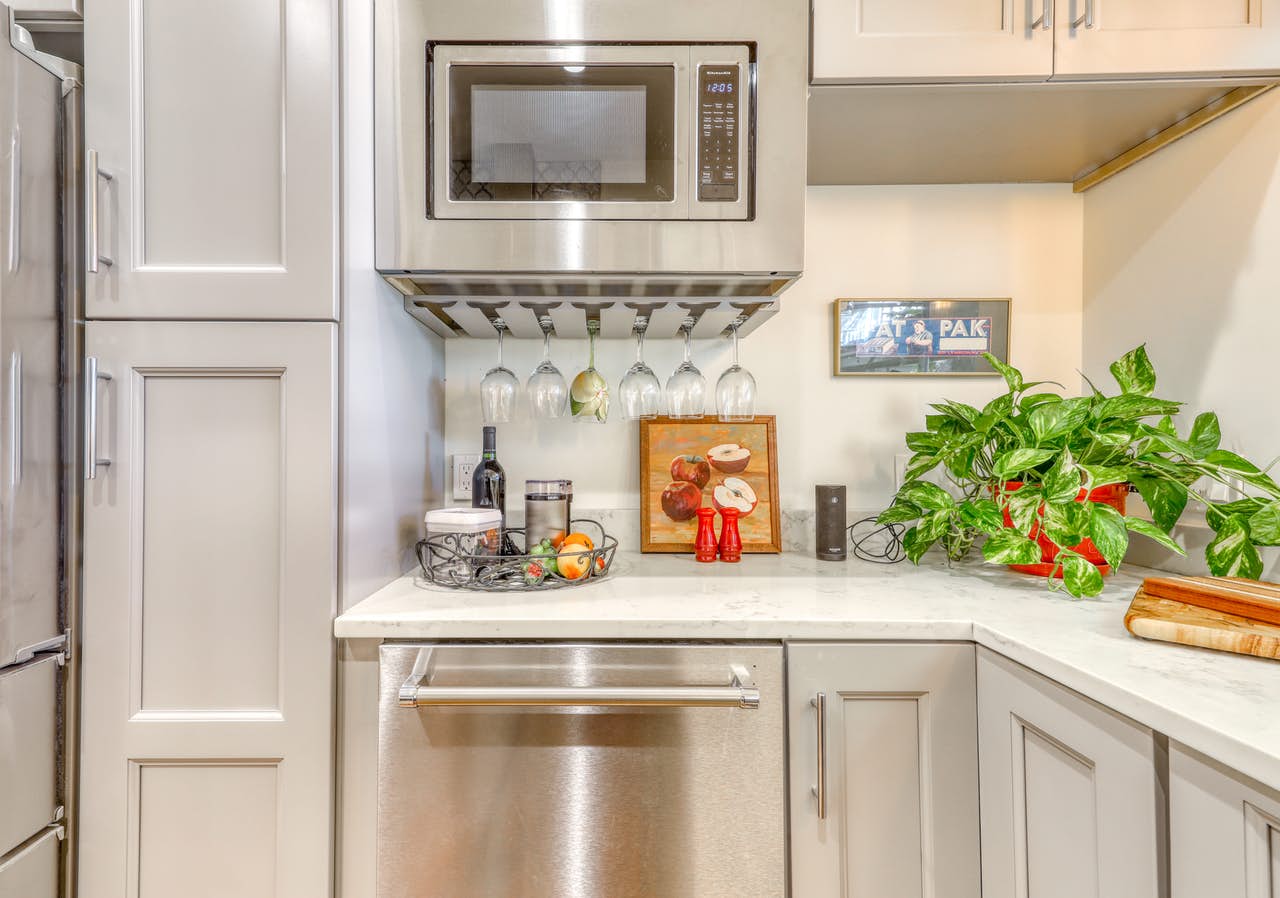 kitchen of vacation rental located in Portland, ME