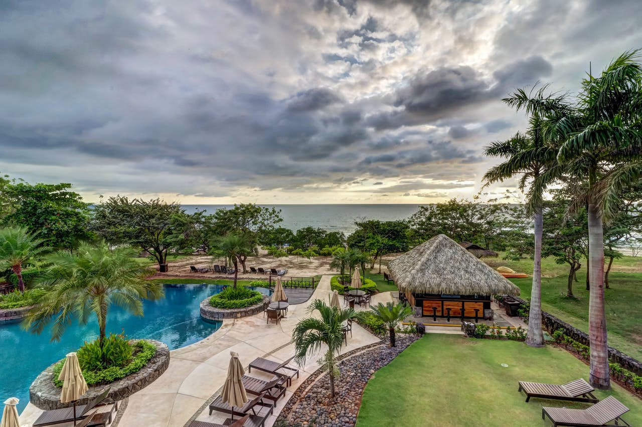 outdoor resort pool in Costa Rica