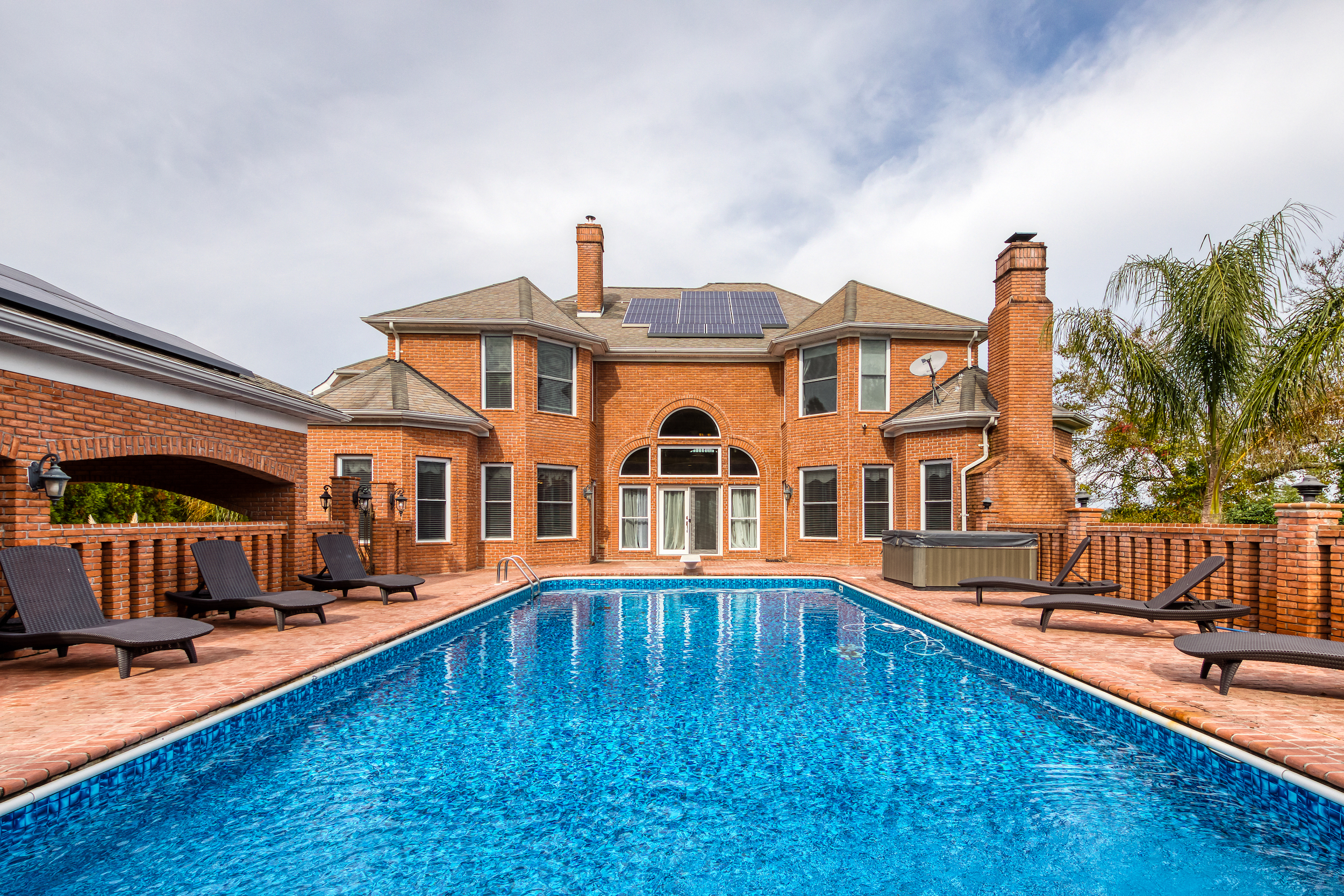 outdoor pool of the brooklyn estate