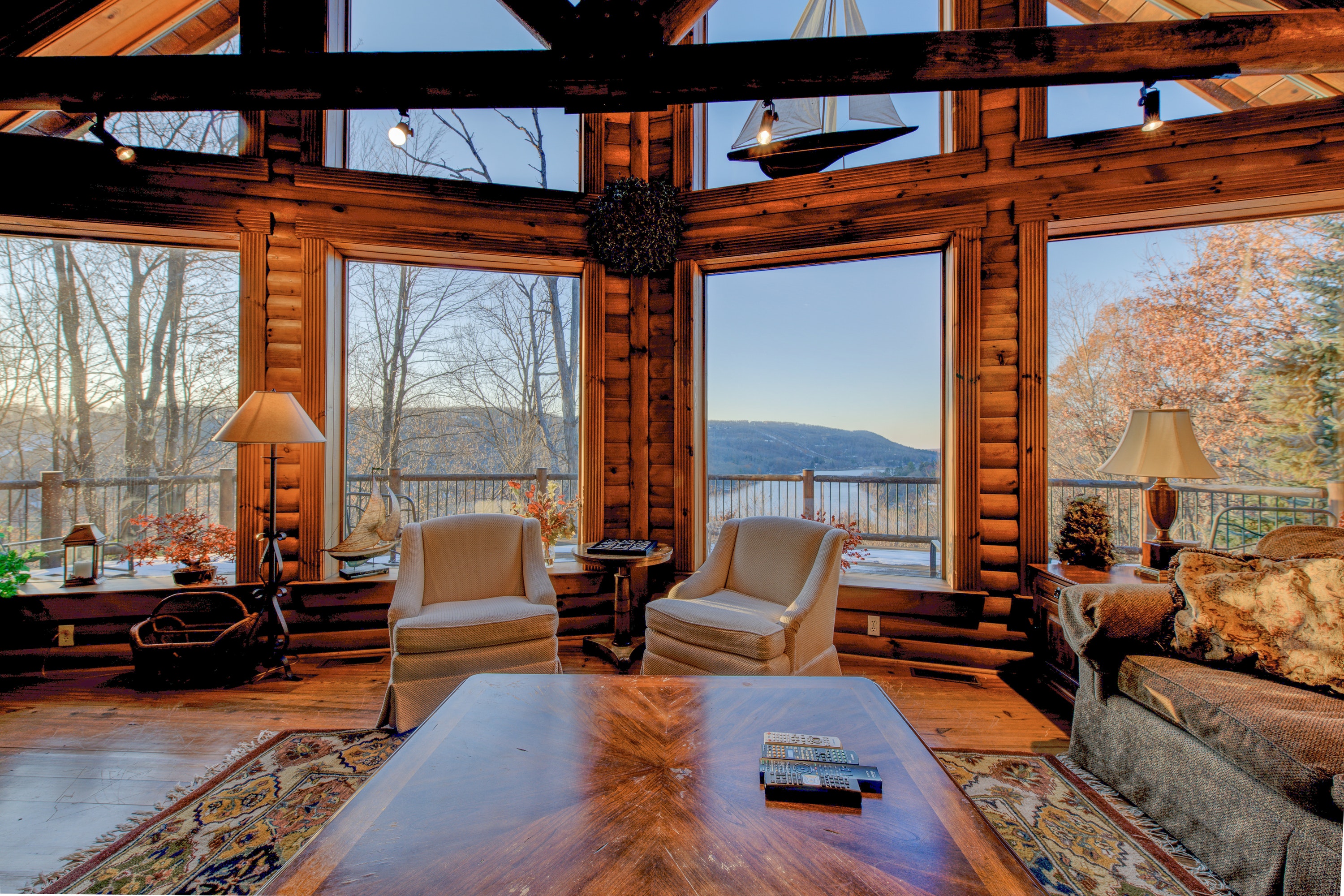 deep creek lake cabin with lake views