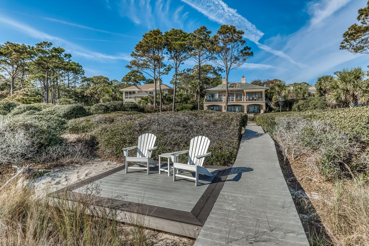 hilton head island beachfront vacation rental that allows dogs