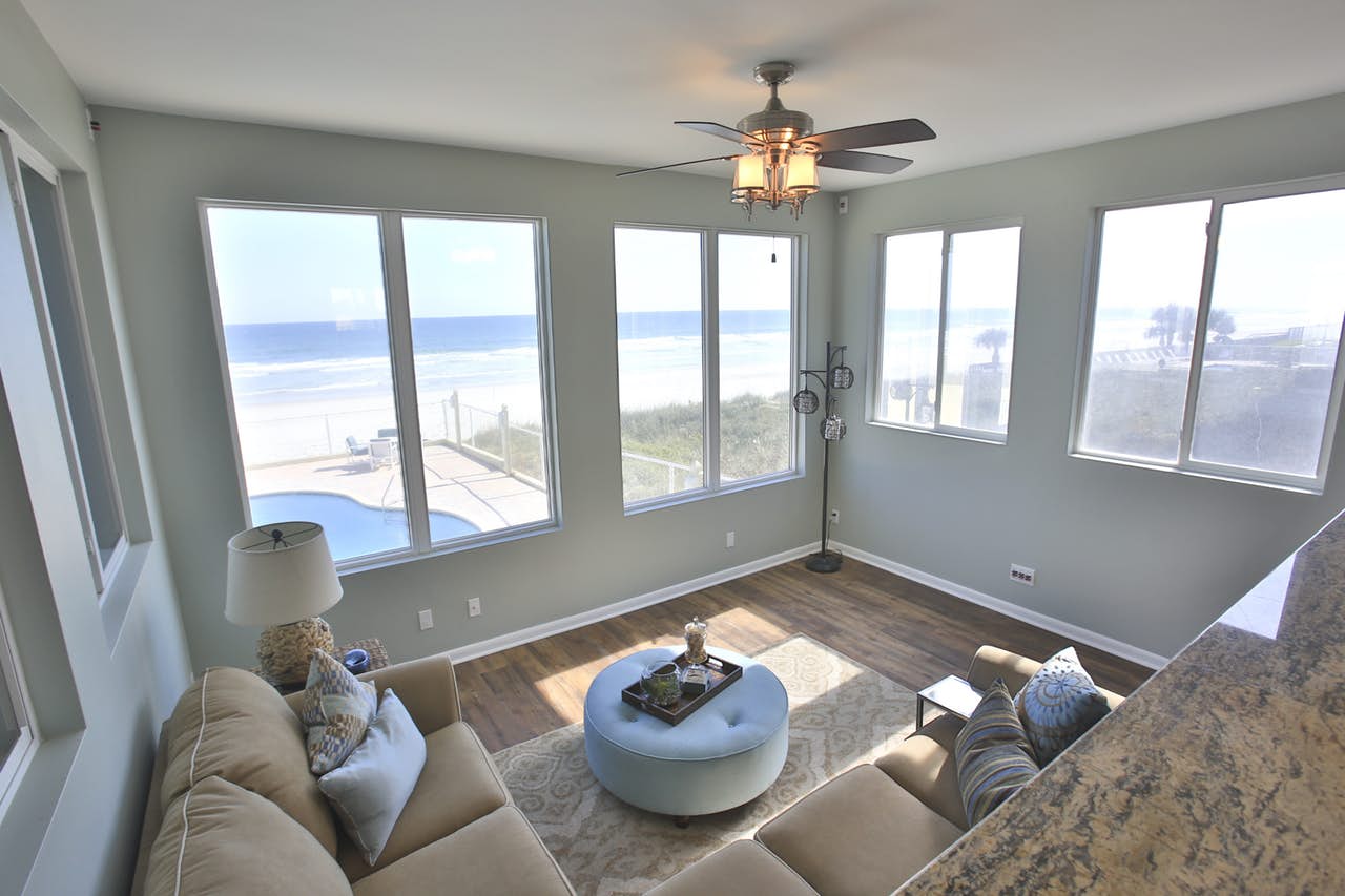 Living area of Daytona vacation rental