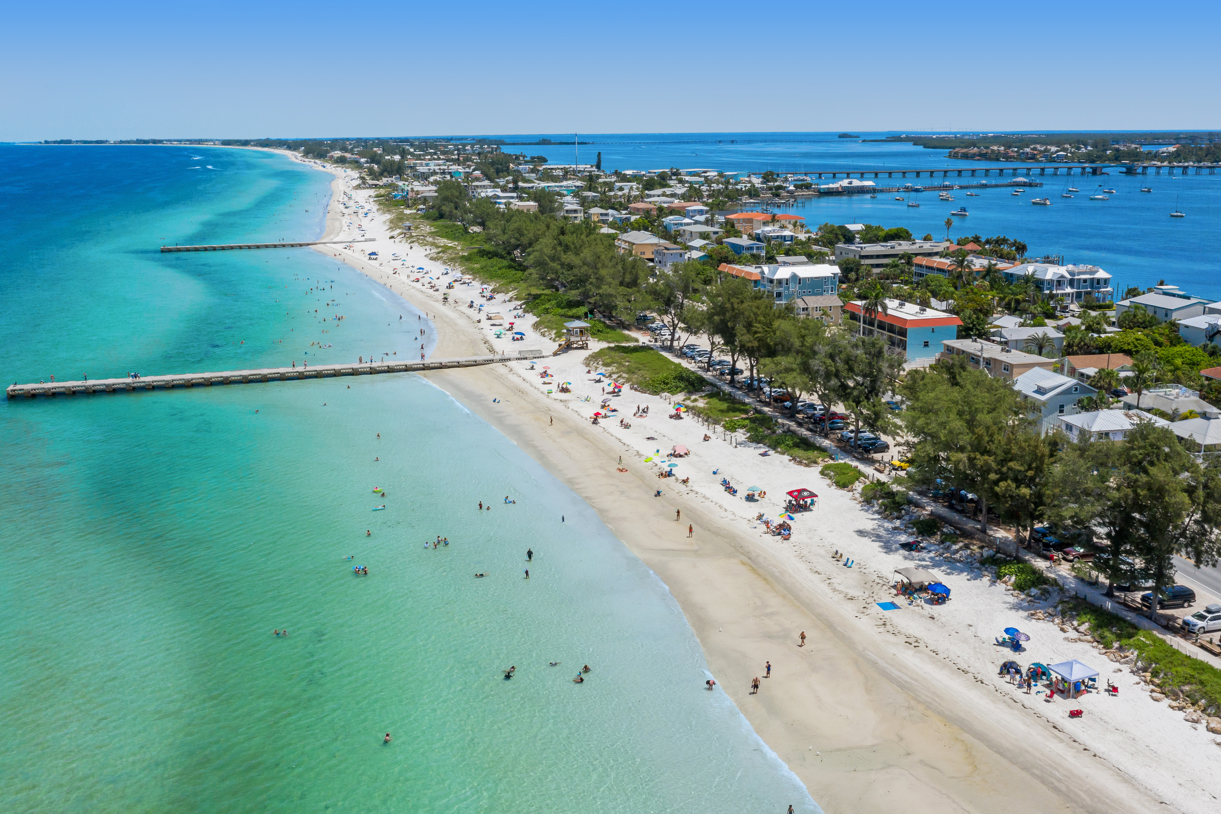 the beach of Anna Maria Island