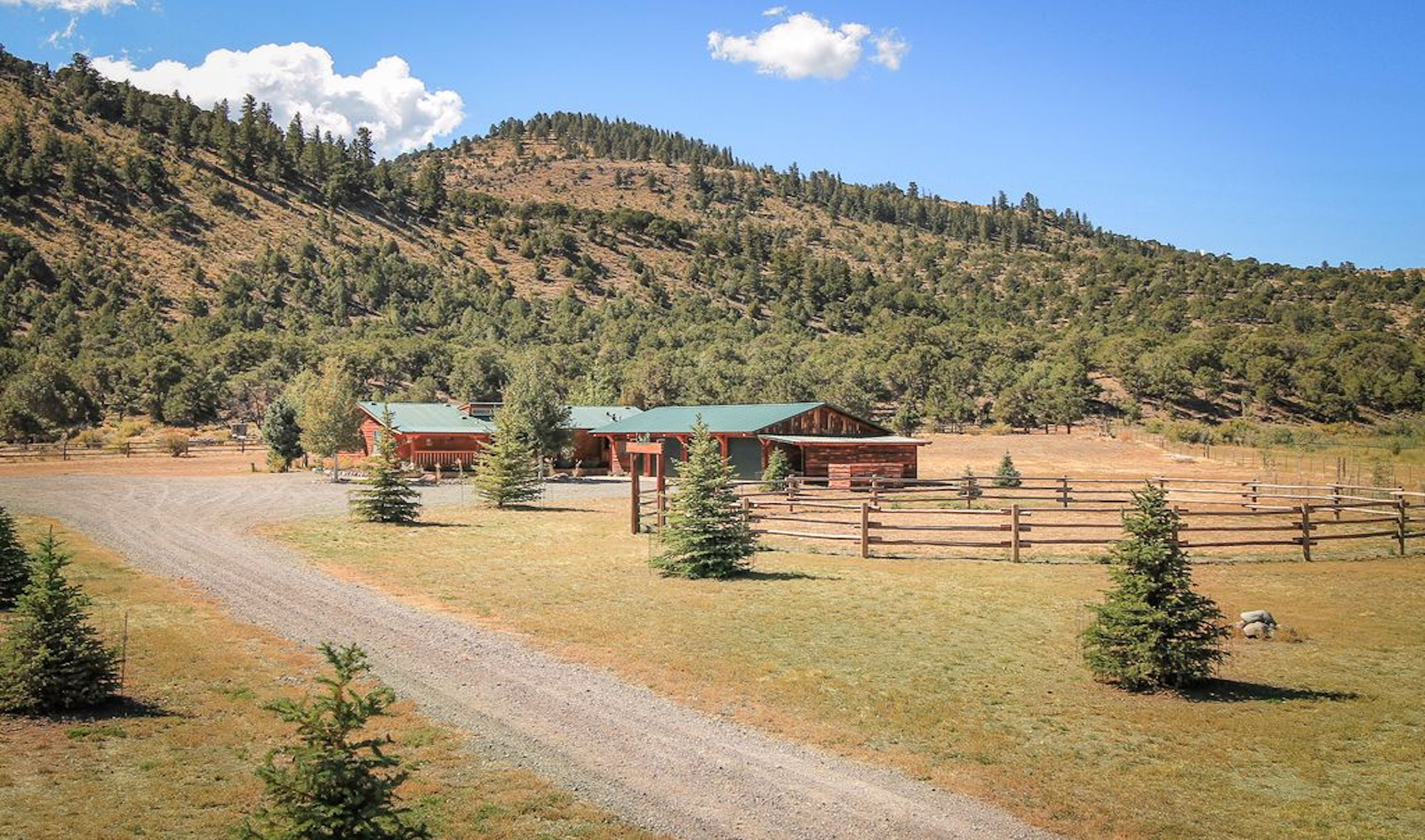 A cabin in Colorado.