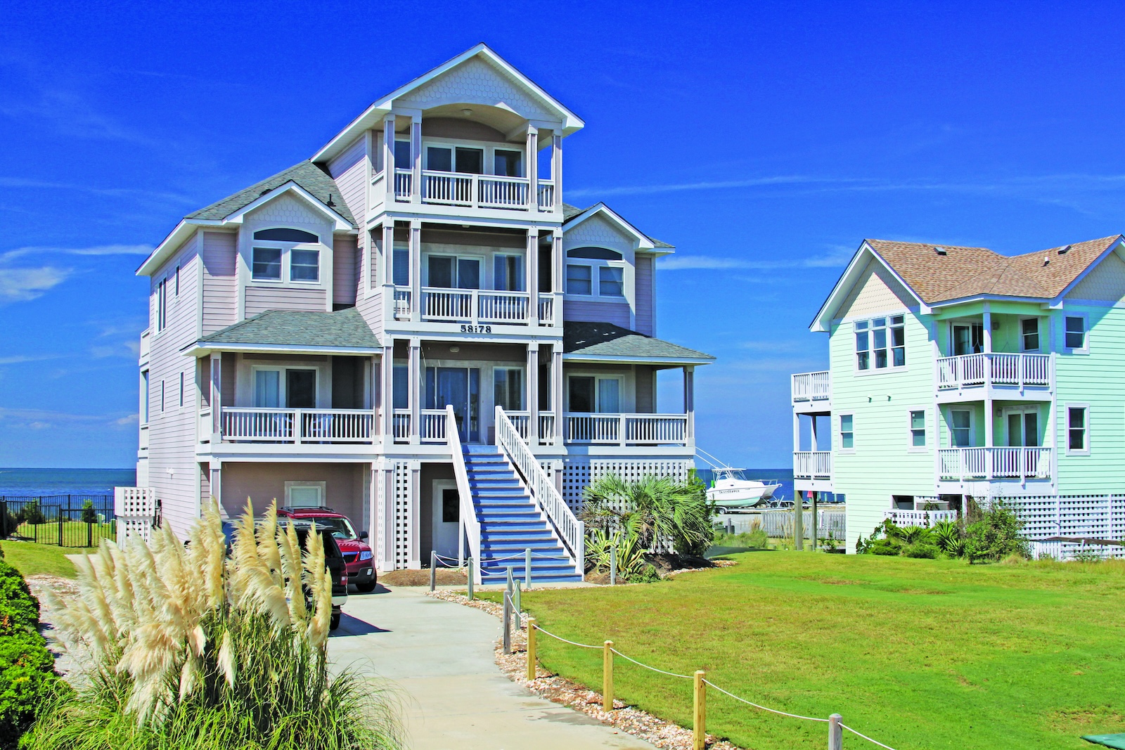 A large vacation rental on Hatteras, NC.