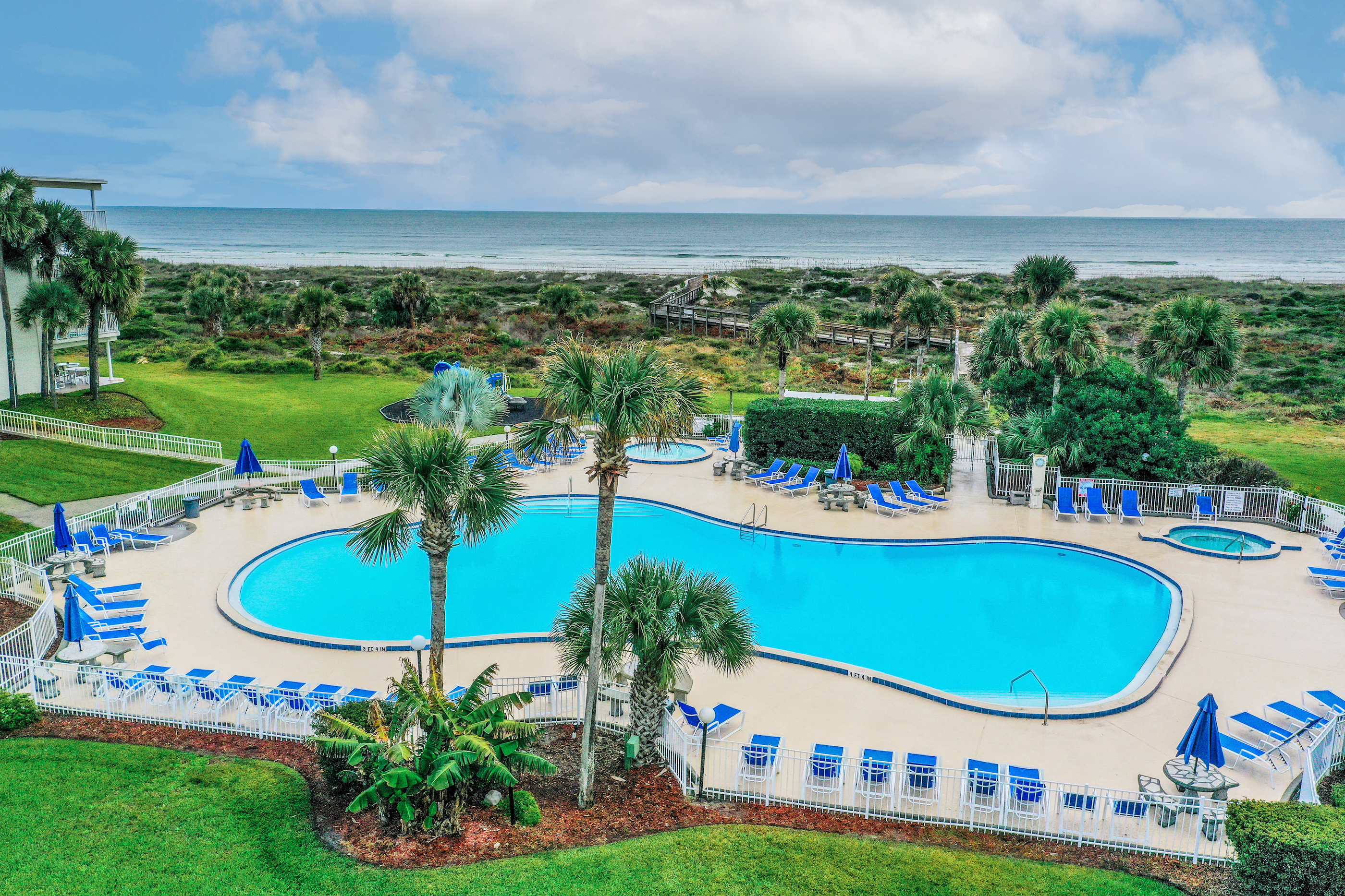 beachfront resort pool in St. Augustine, fl