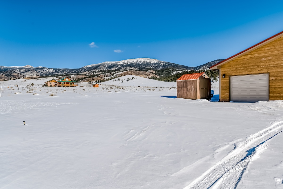 New Mexico in the snow.