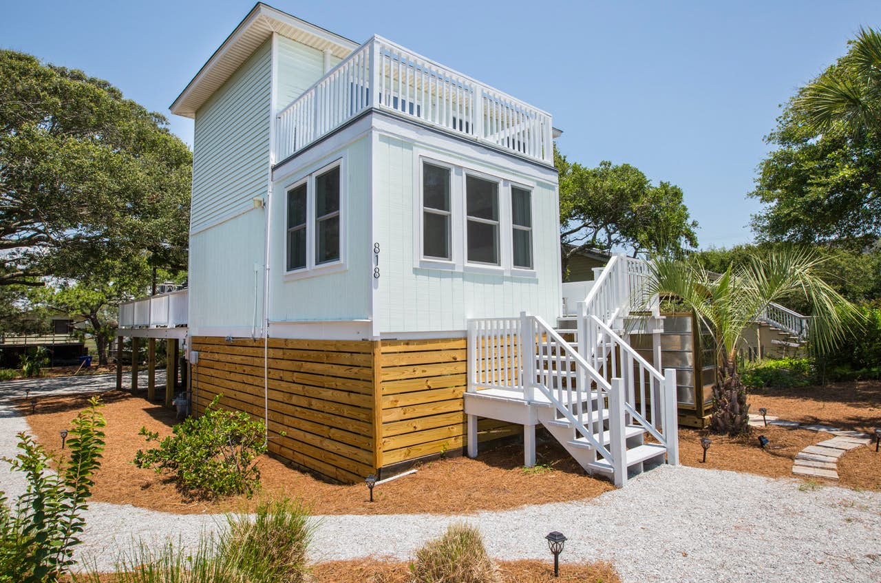 modular vacation home in Folly Beach, SC