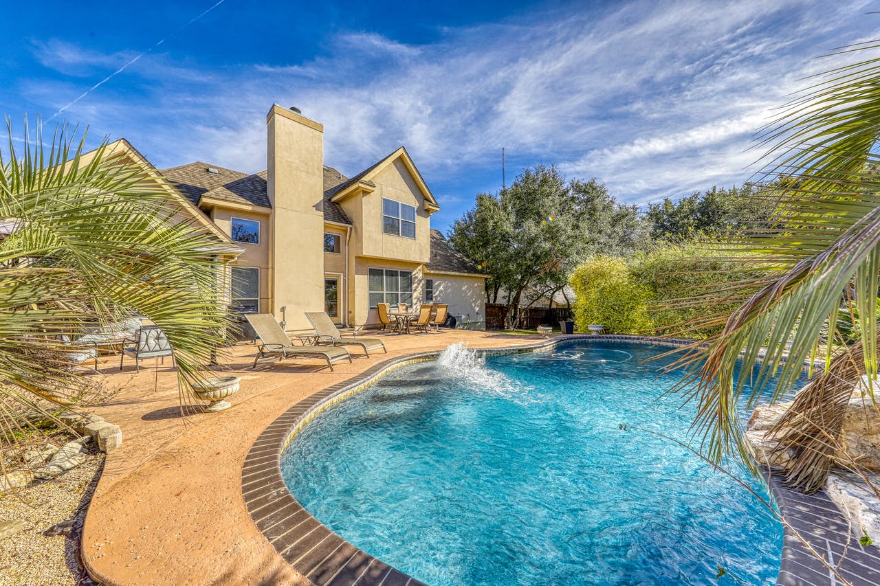 Outdoor pool of San Antonio vacation home
