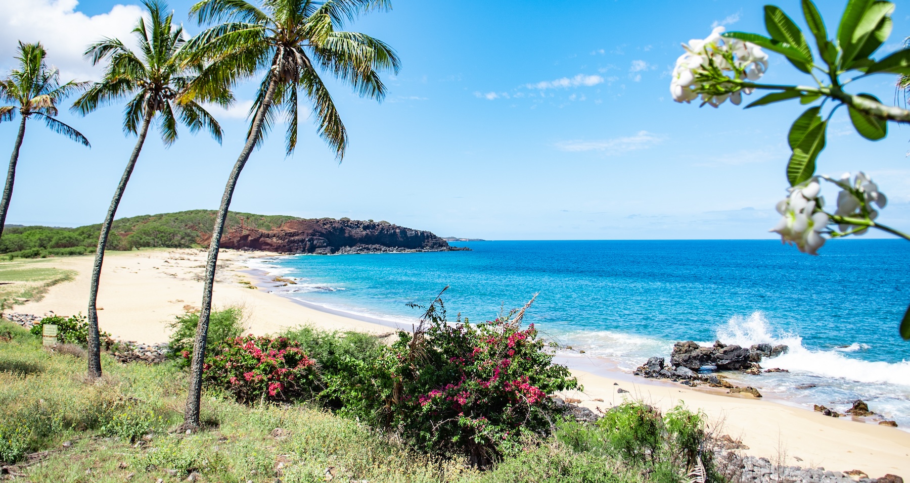 A beach in Molokai, Hawaii
