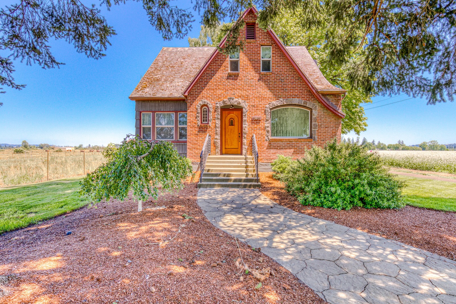 The exterior of a home rental in Dundee.