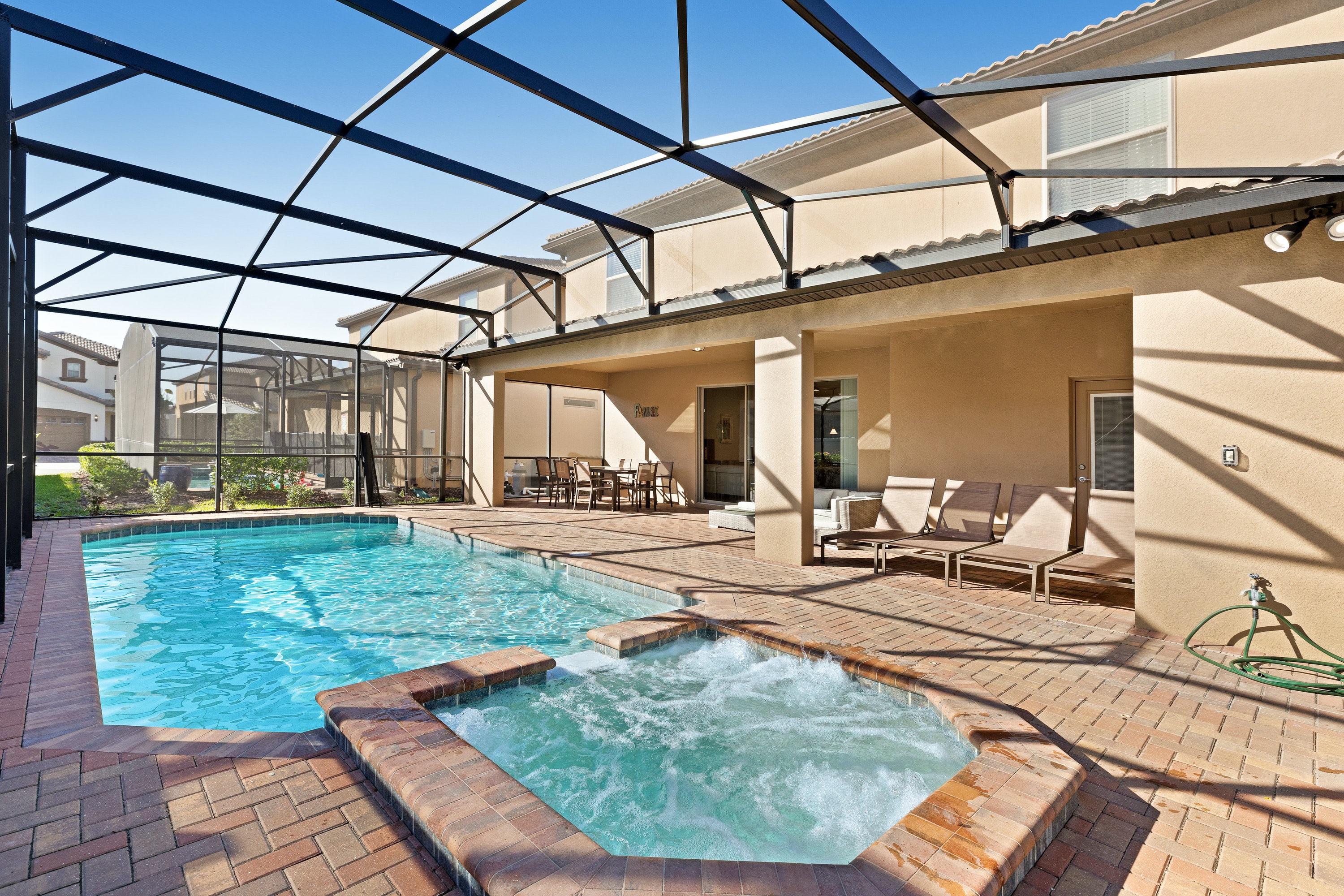 kissimmee, fl vacation home with private pool and hot tub