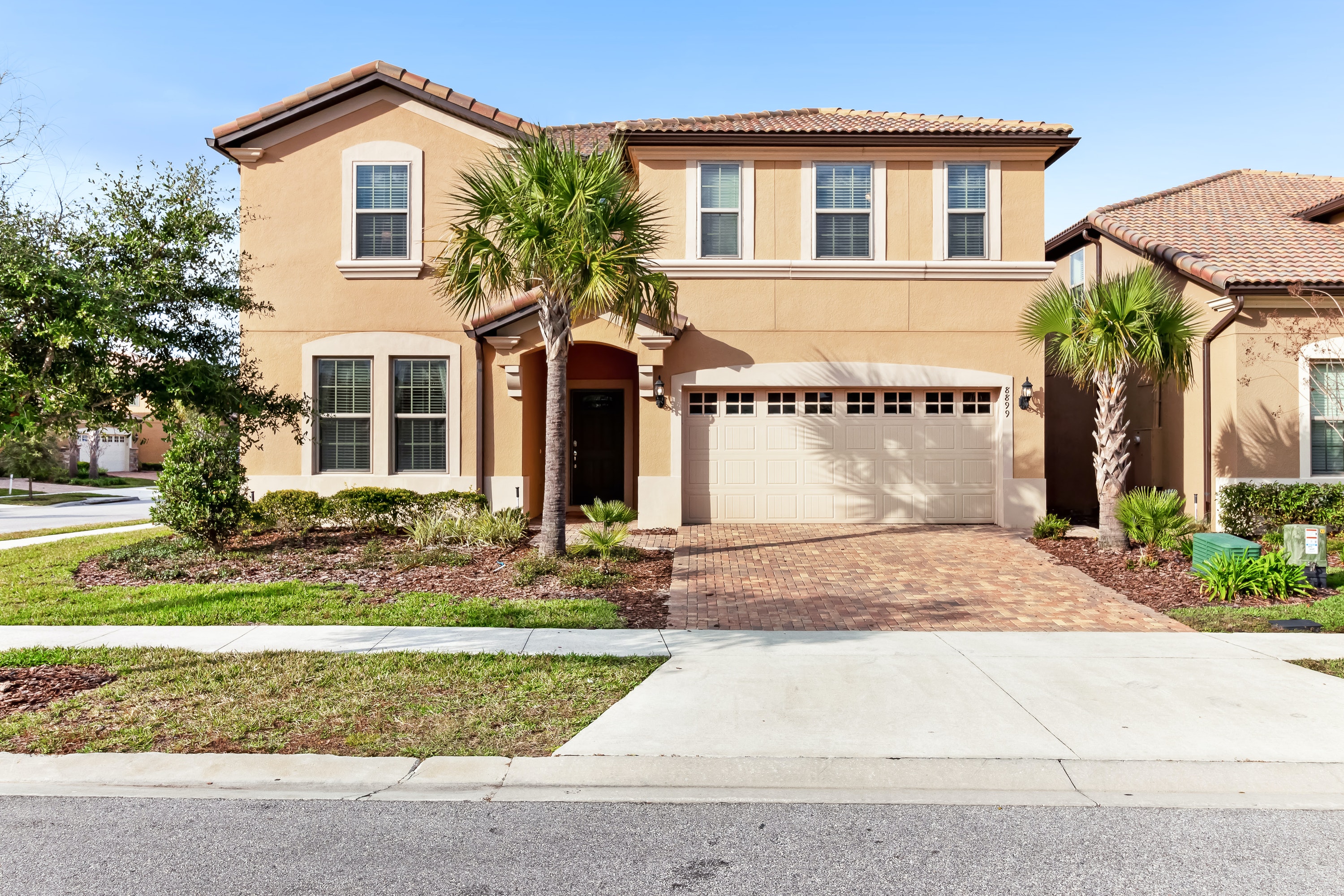 two-story home with 2 car garage in kissimmee, fl