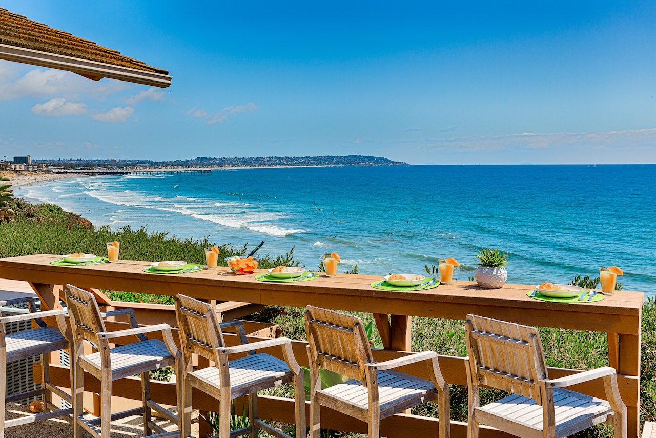 View of the ocean at a vacation rental in La Jolla