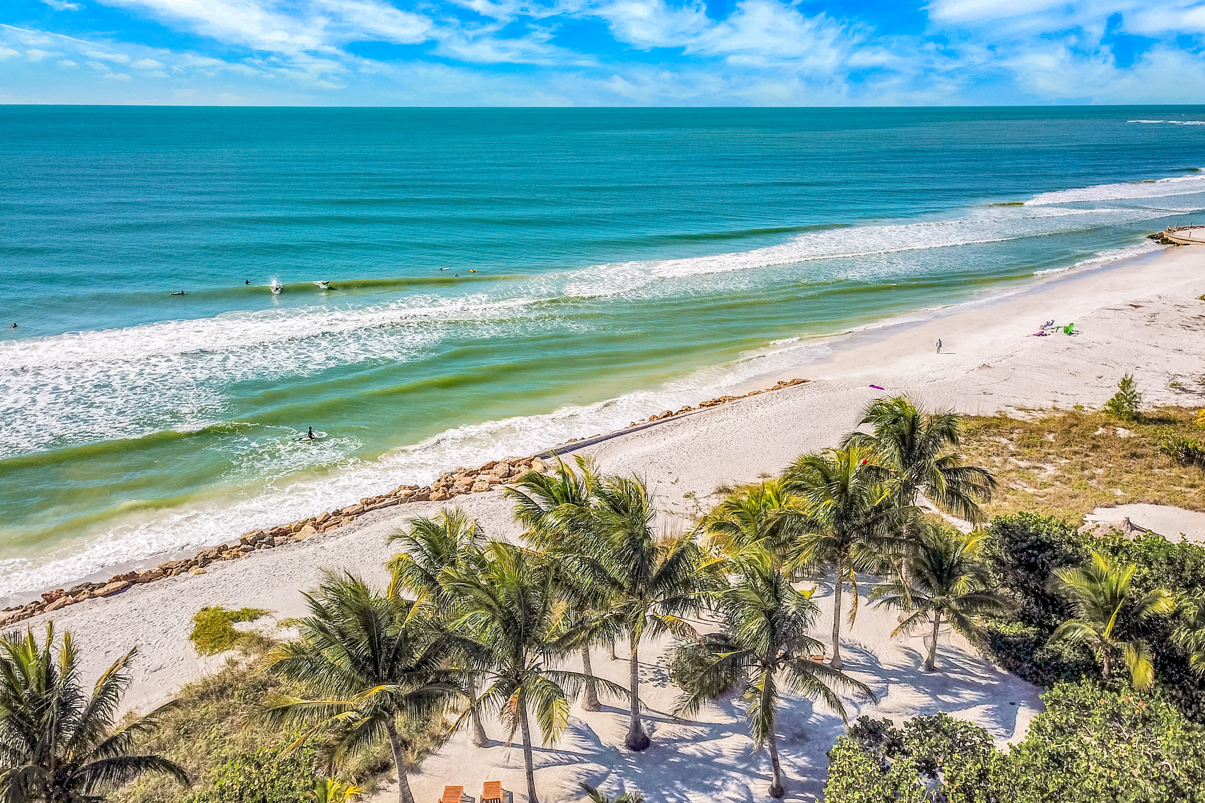 the beach in longboat key, fl