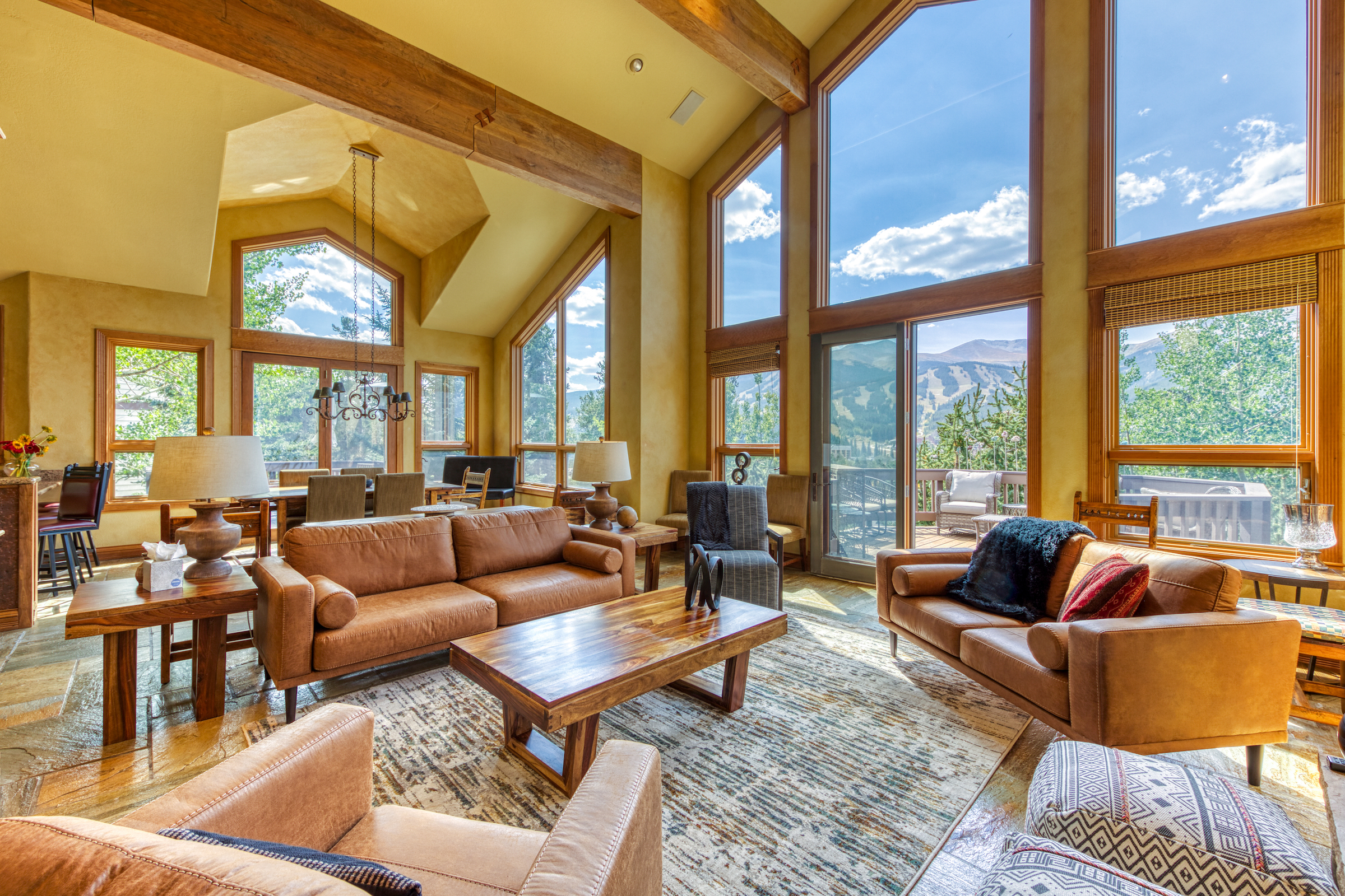 ski-in/ski-out vacation rentals in Breckenridge, Colorado.