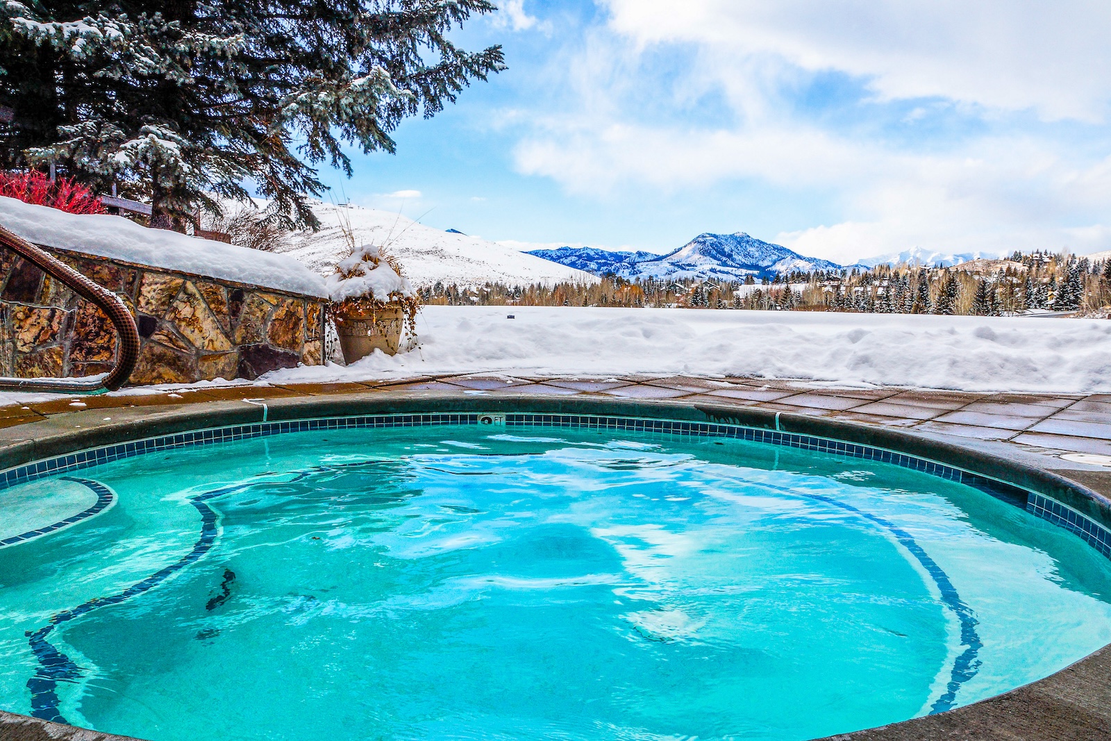 Hot tub in Sun Valley, ID