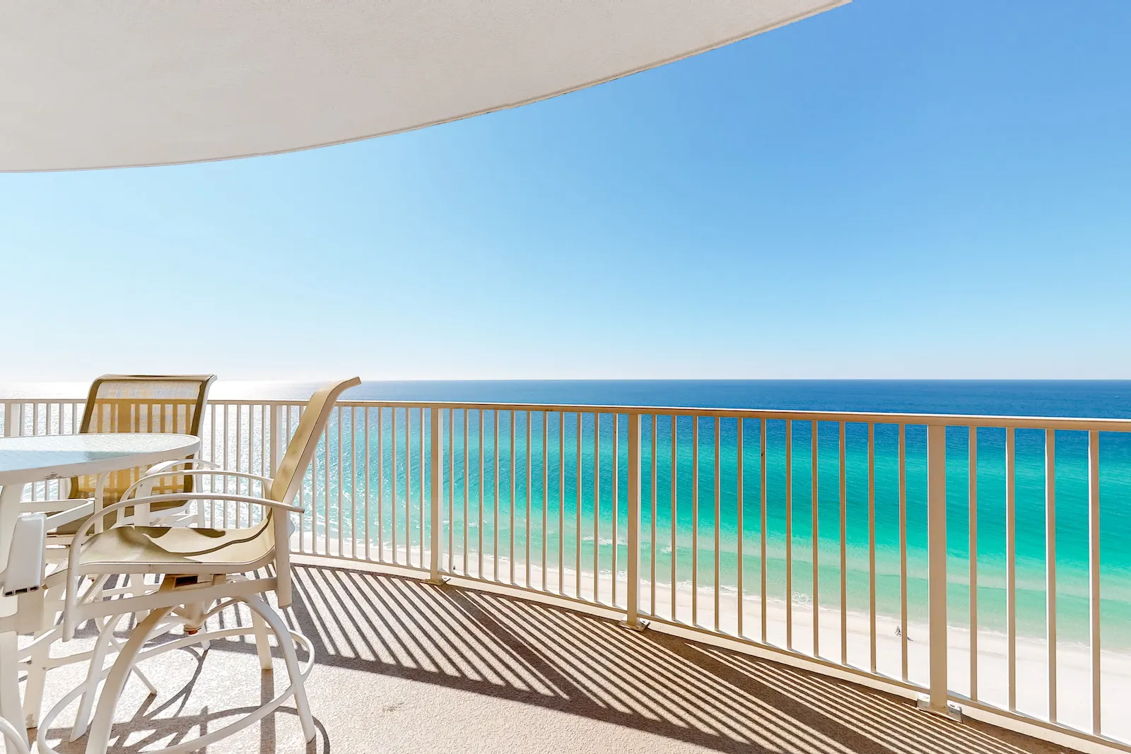 Ocean City vacation rental balcony view