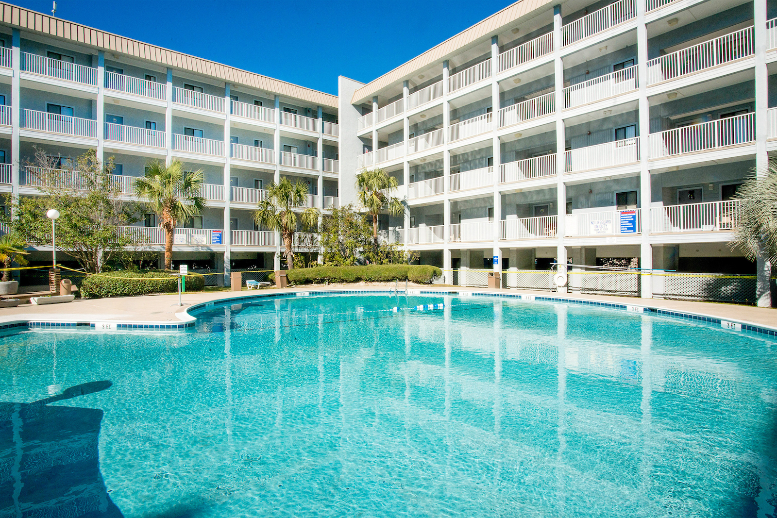 Hilton Head Resort pool area.
