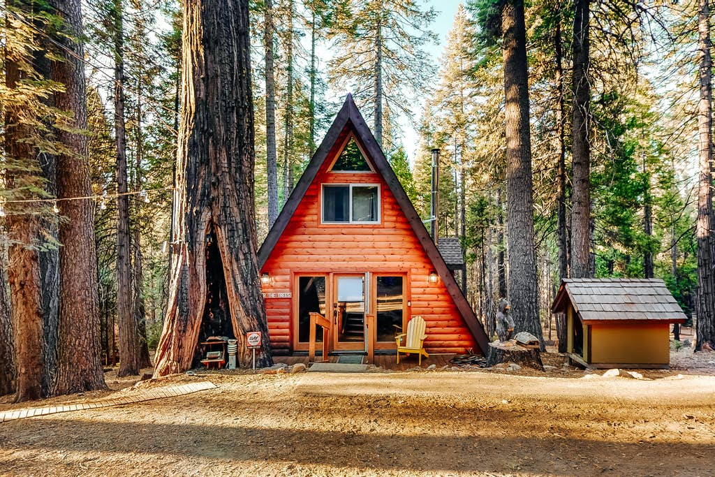a-frame in northern california