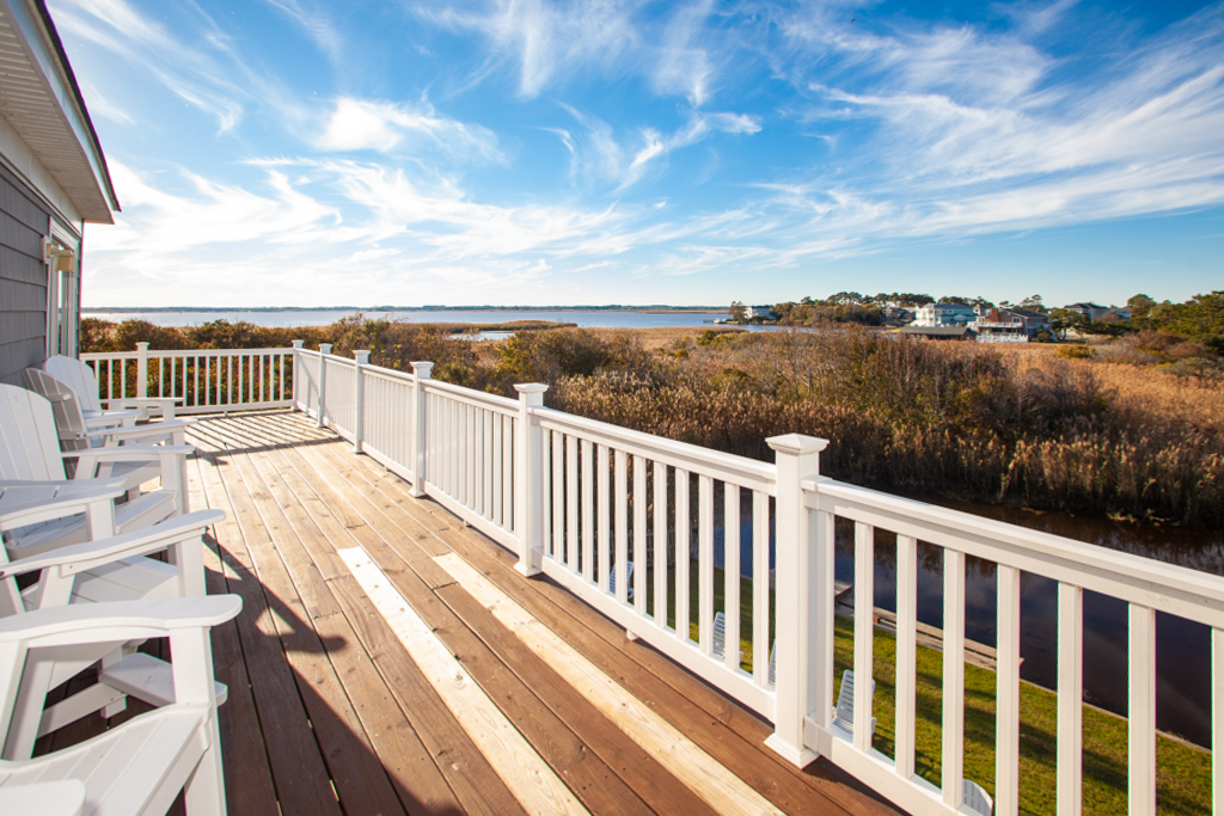 view of water from vacation home in virginia beach