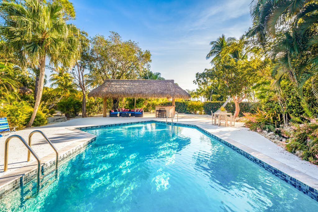 outdoor pool of vacation home in Sugarloaf Key, FL