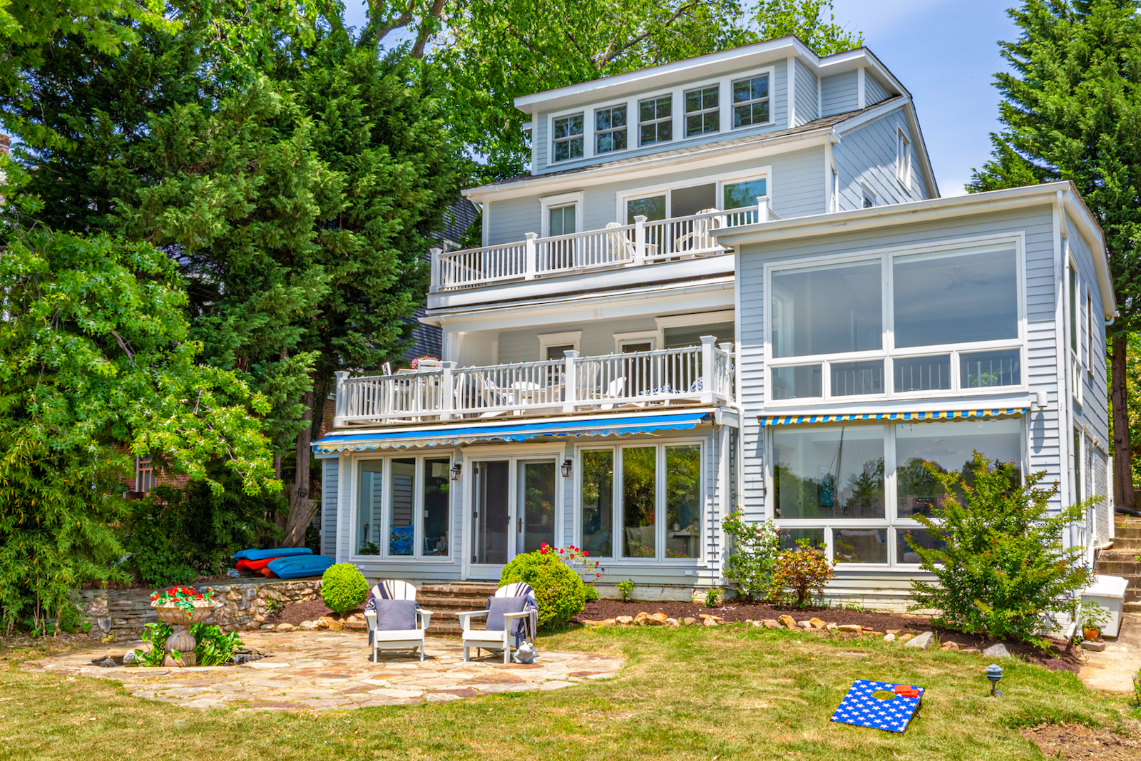 The back of a vacation rental in Annapolis.