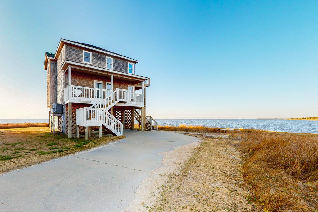 Home near water in OBX.