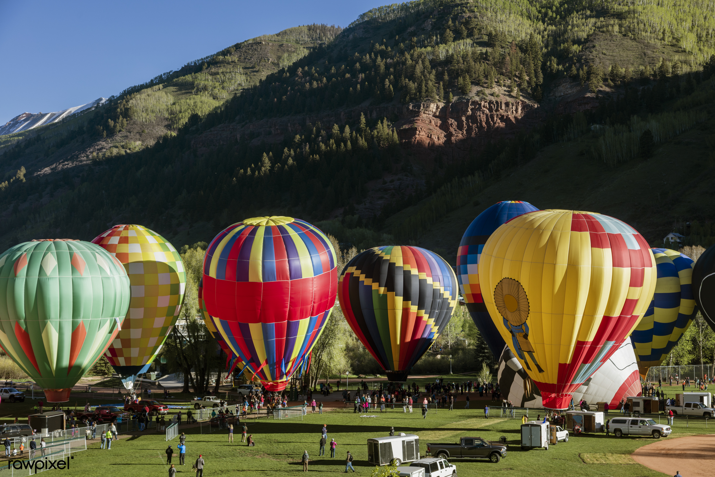 Balloon festival in Telluride, co.