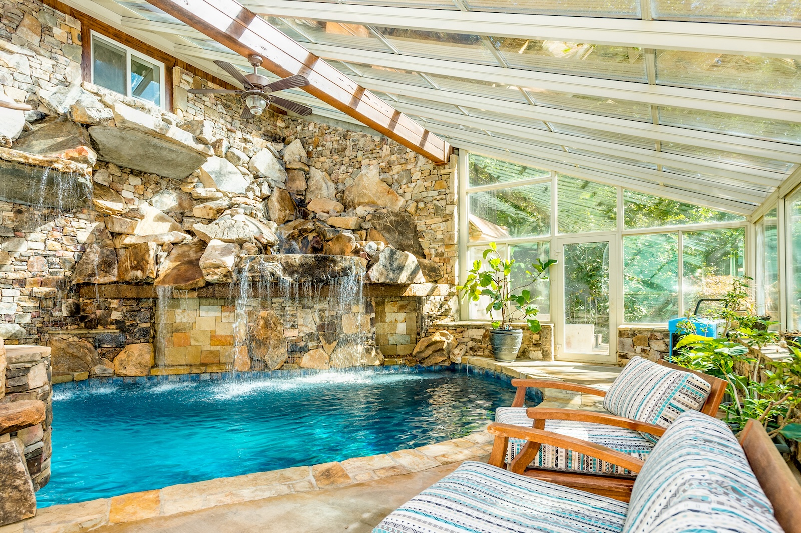 A cove built in a home.