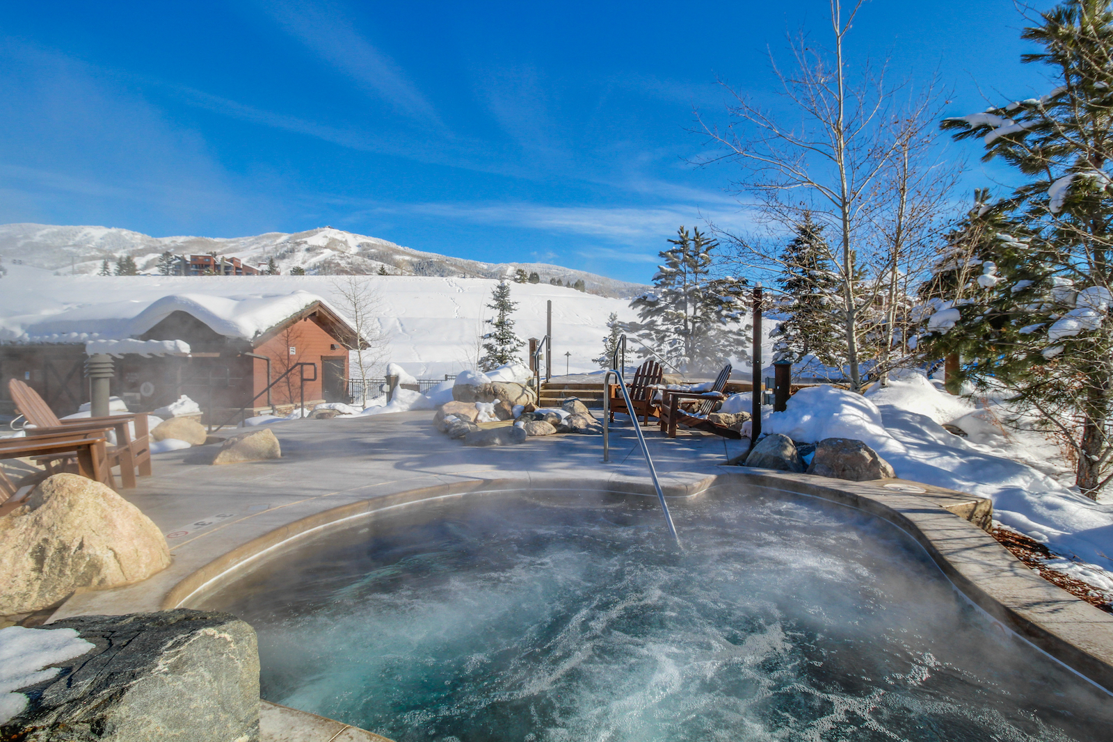 Steamboat Resort hot tub.
