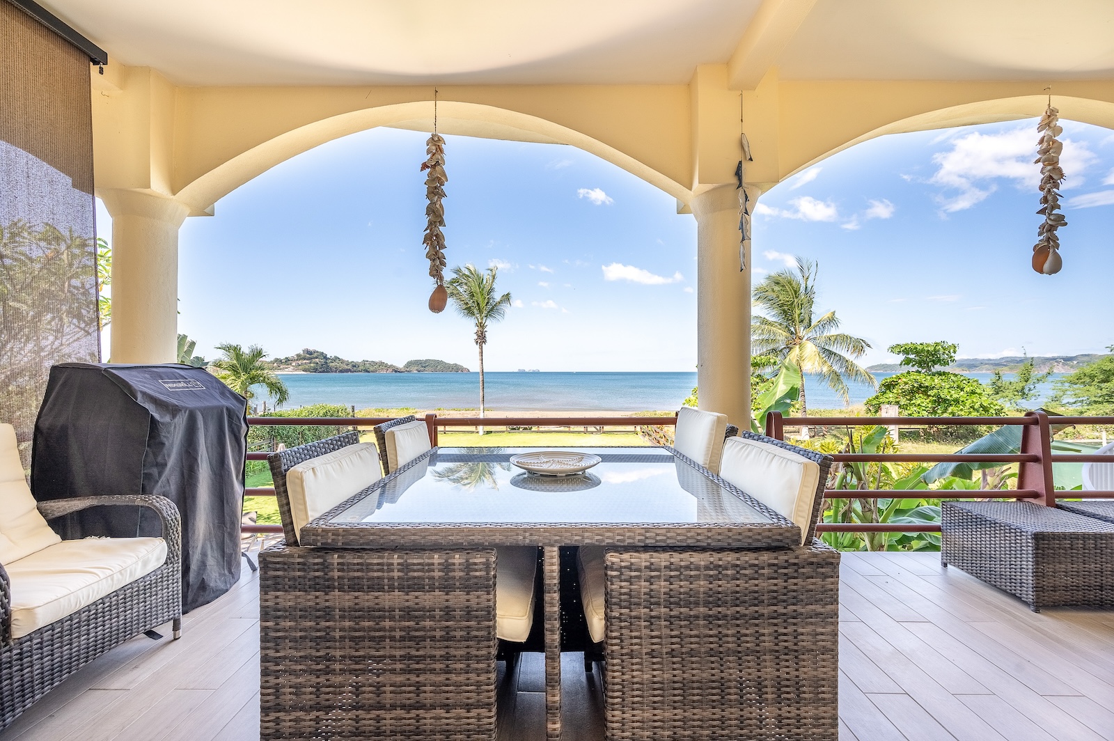 View from a table at a rental in Play Potero.