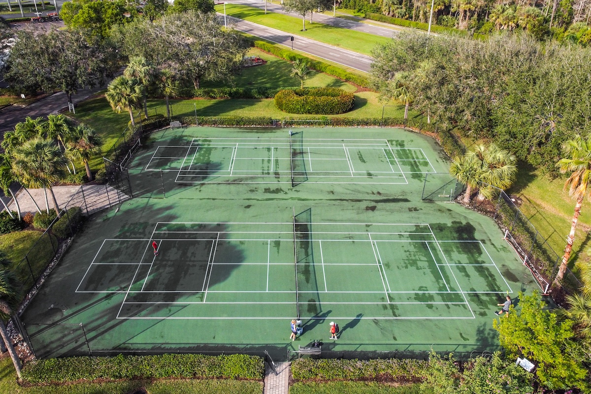 Pickleball court