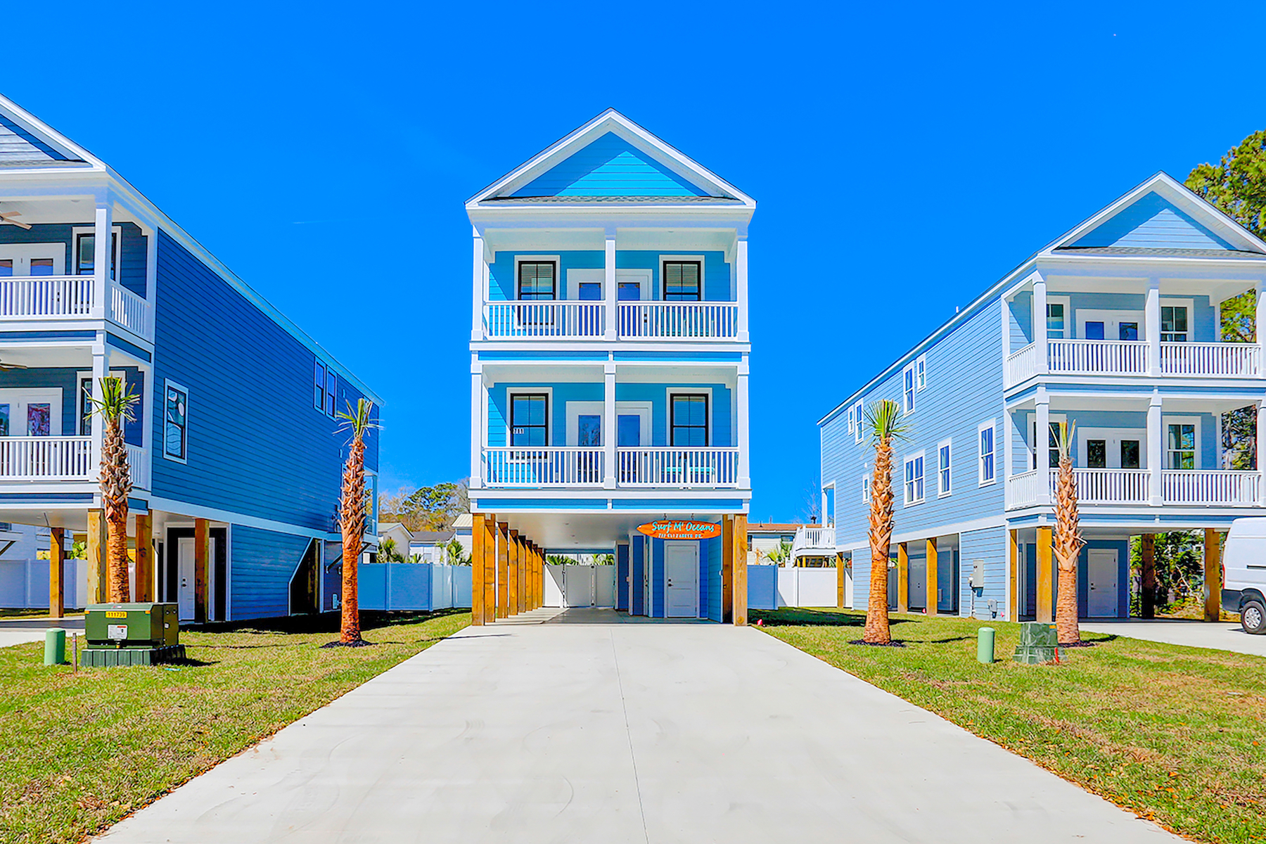 A three story vacation rental in a snowbird destination.