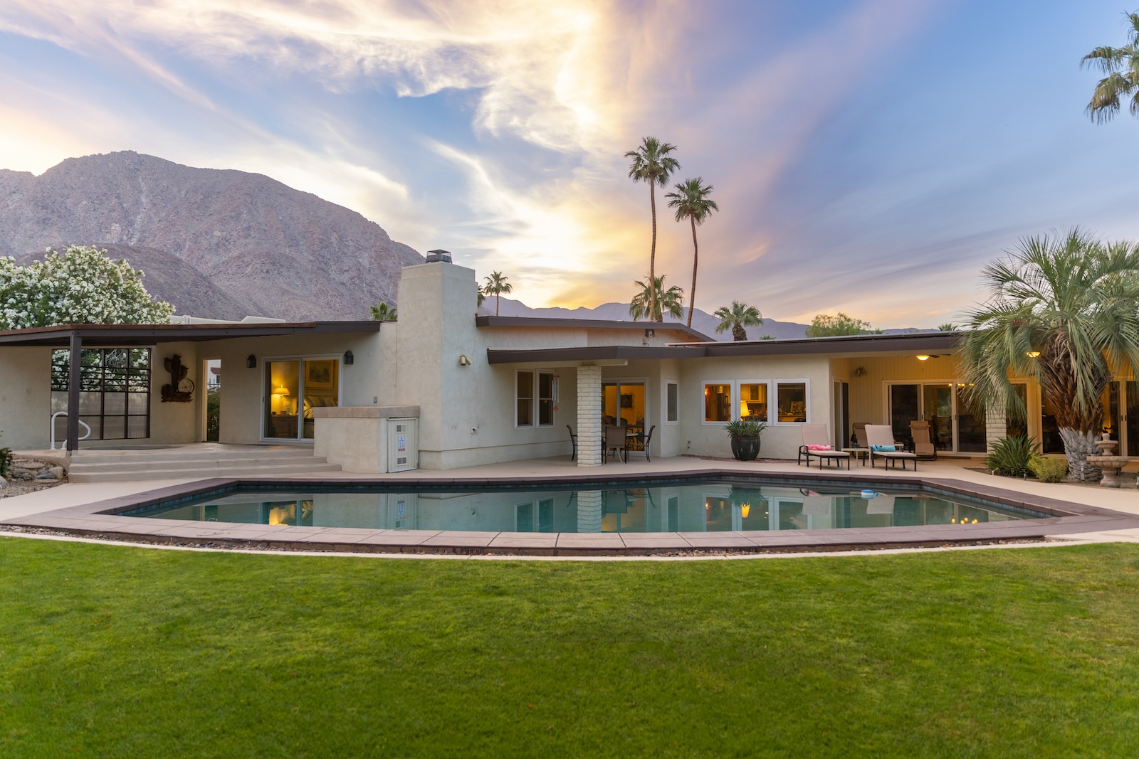 the exterior of a vacation rental in Borrego Springs.