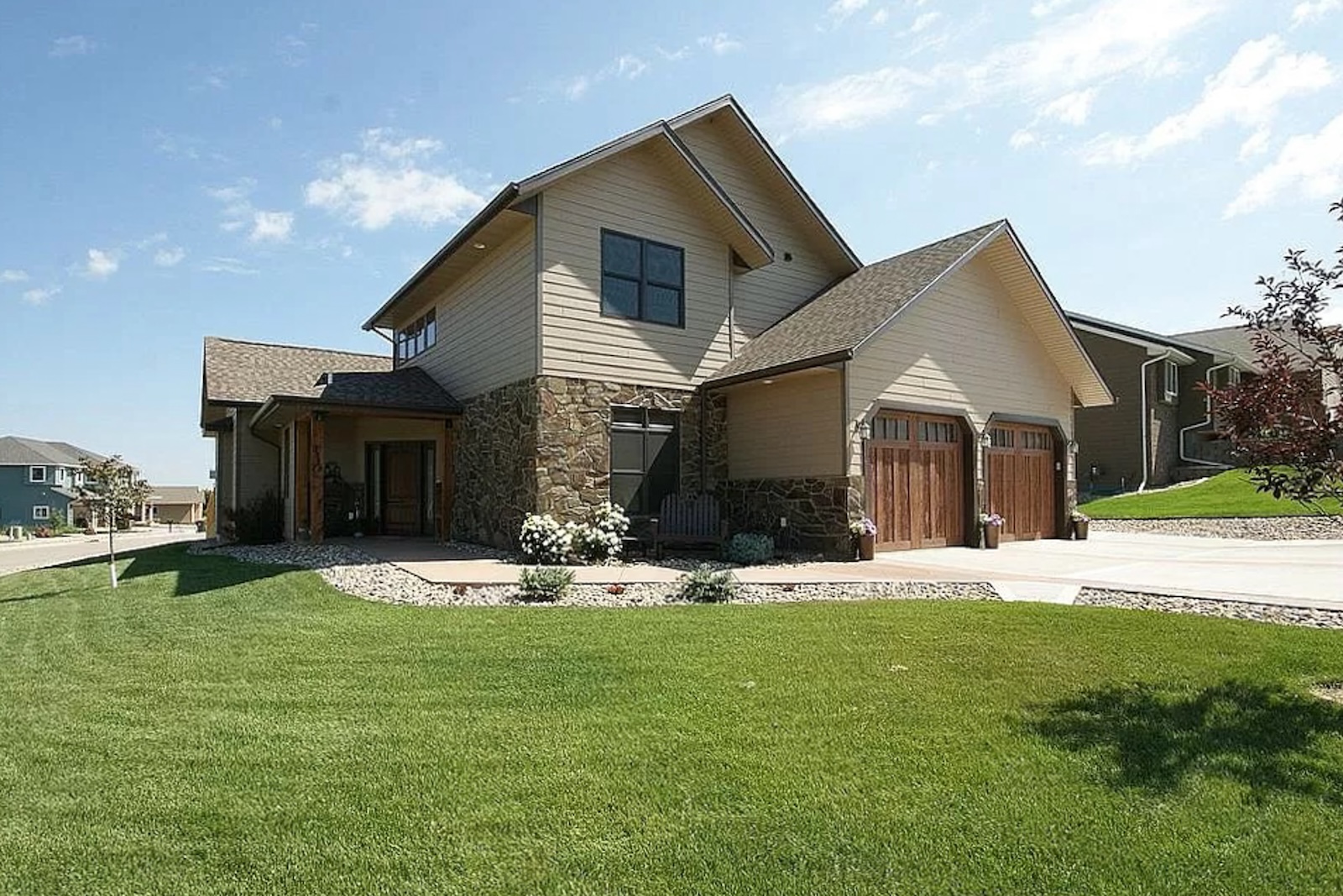 The exterior of a vacation rental in Rapid City, SD.