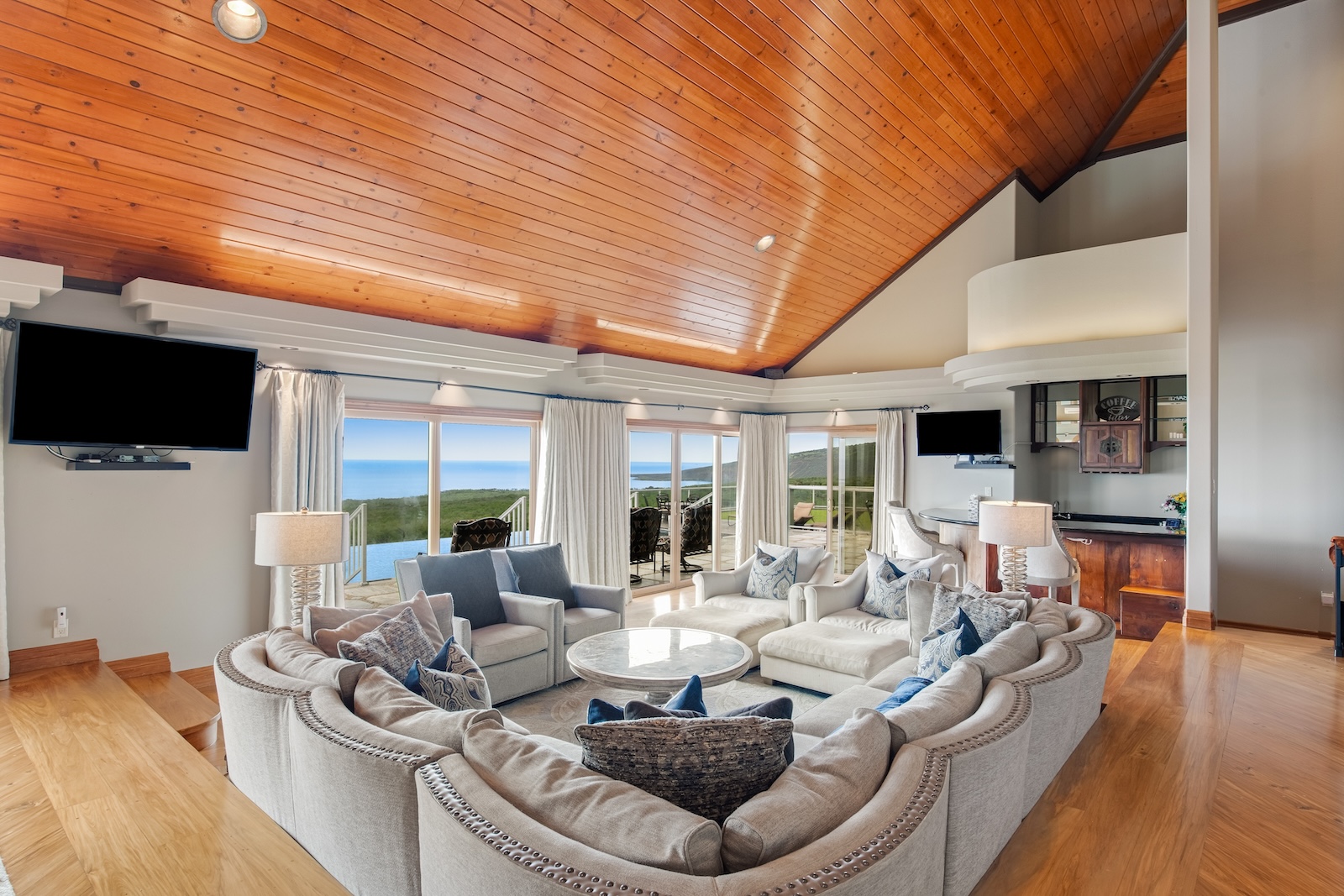 A living area at a vacation rental in Hawaii.