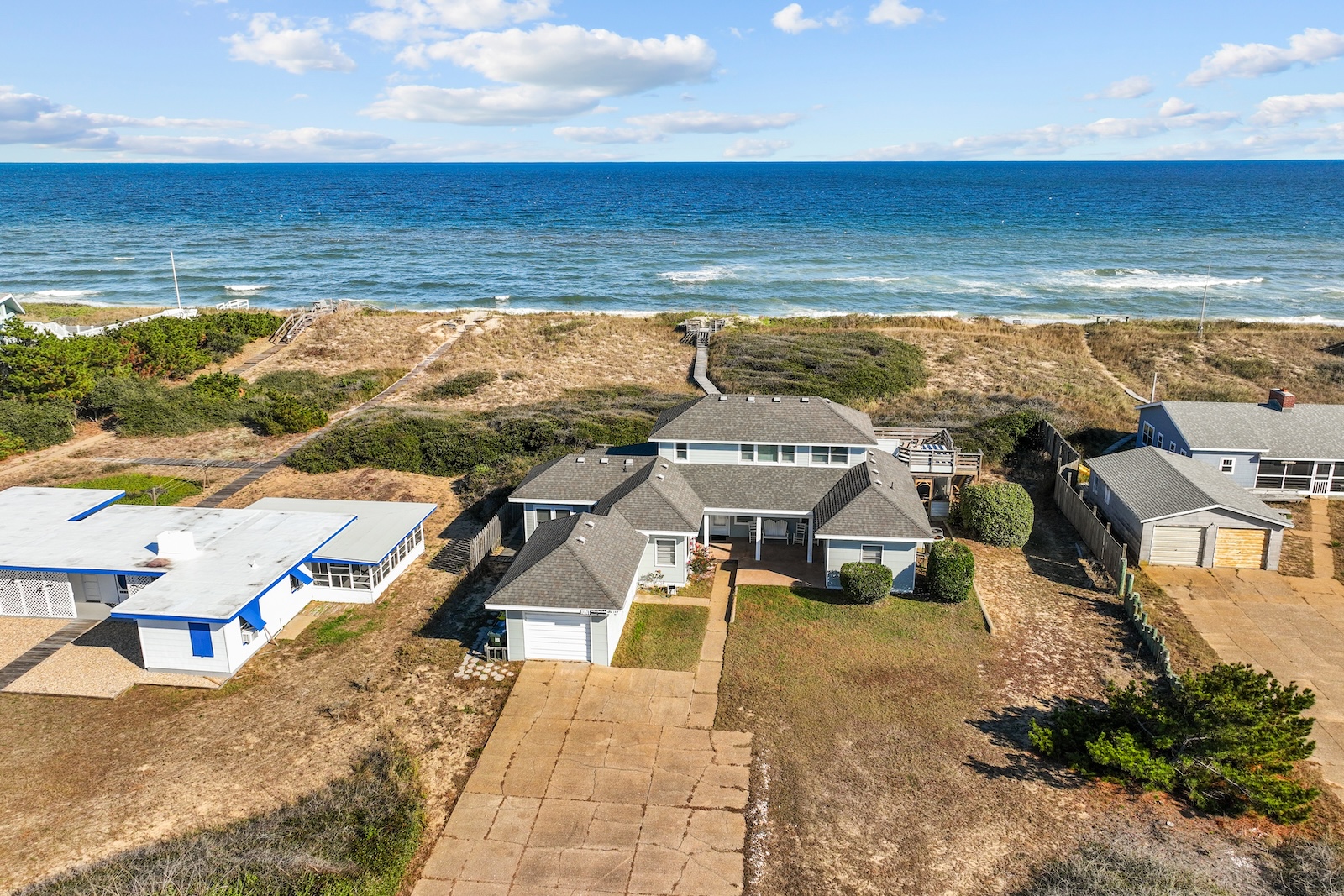 A coastal home in Southern Shores, NC.
