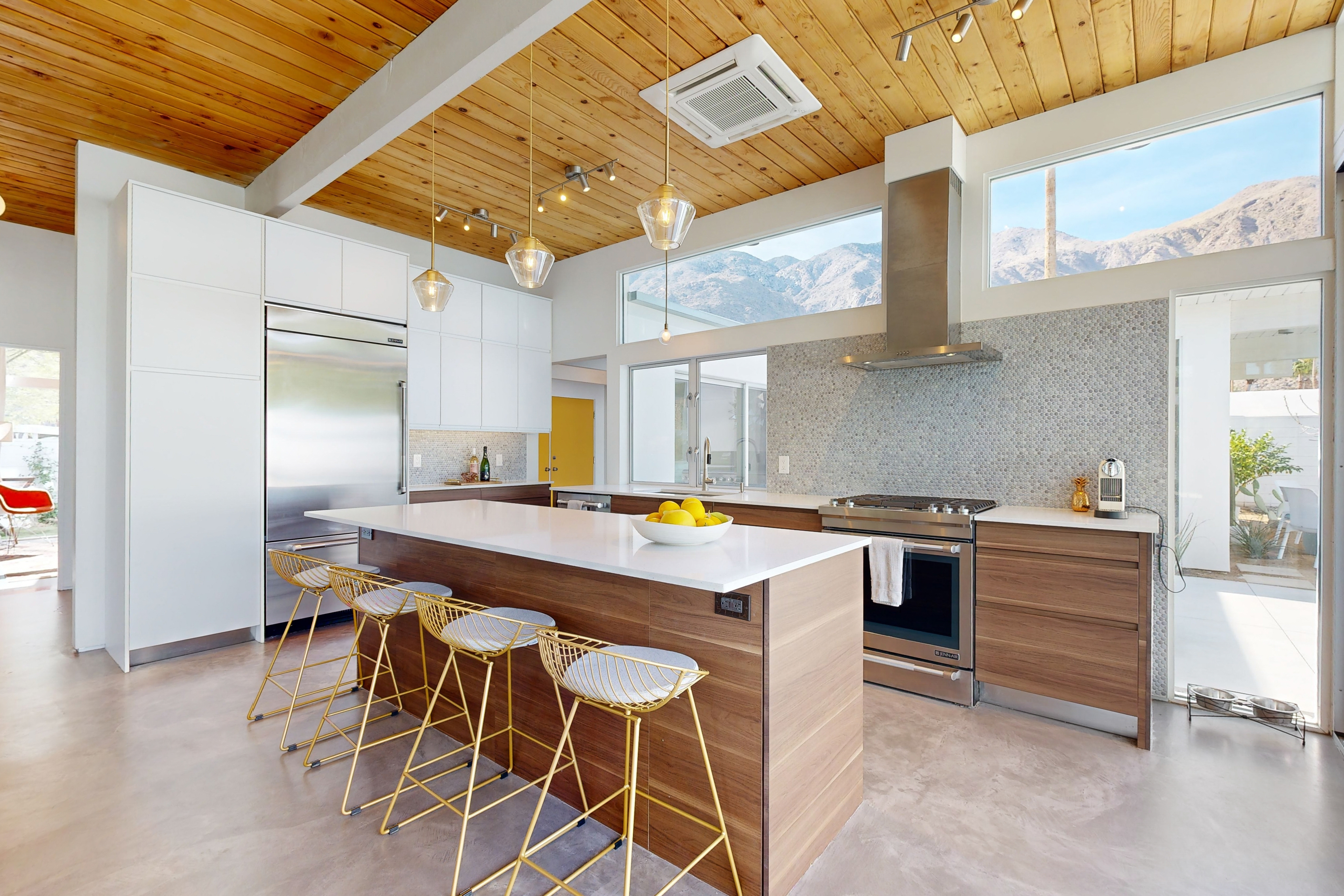 mid century modern kitchen