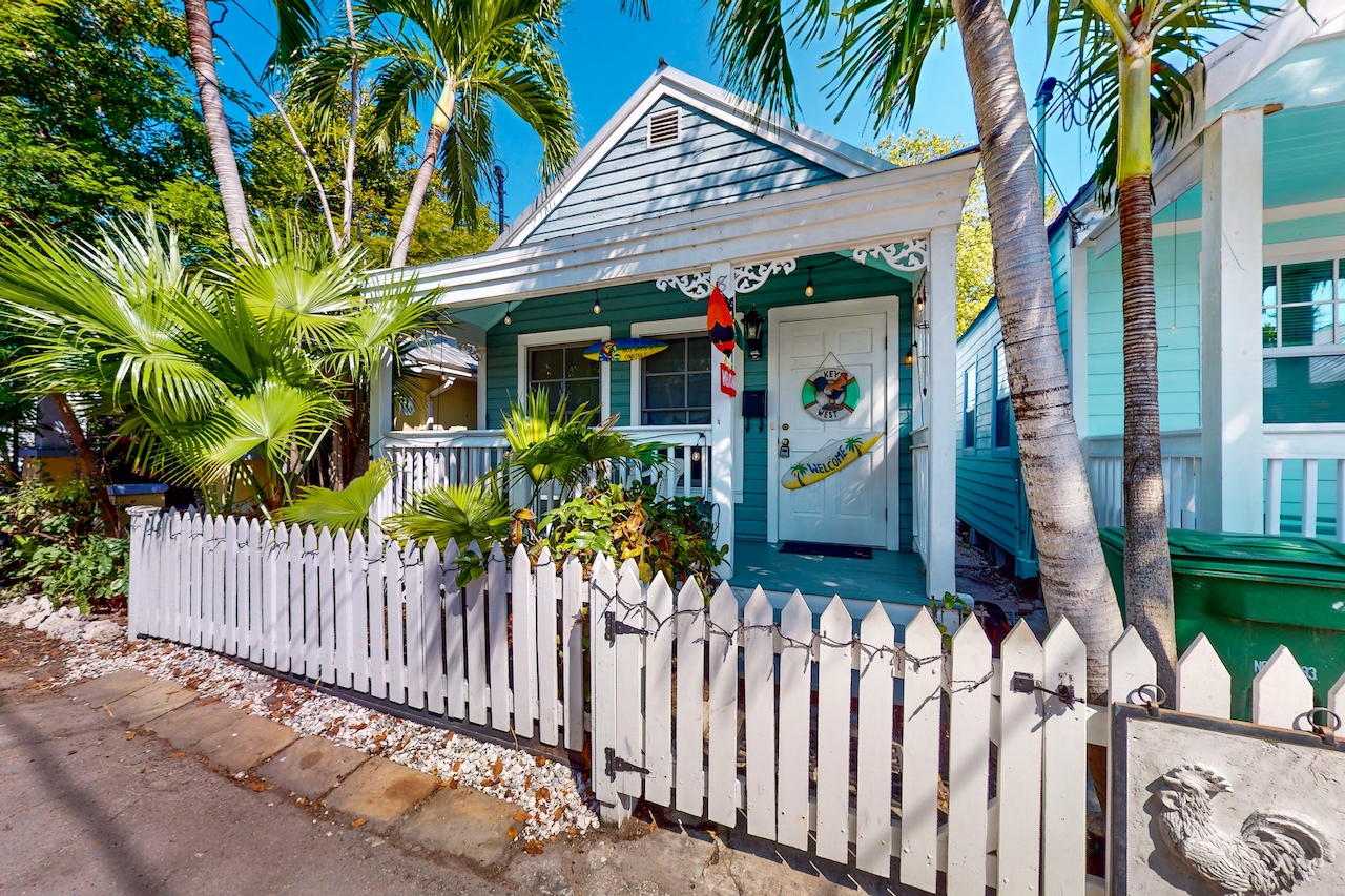 The exterior of a vacation rental in Key West, Floirida