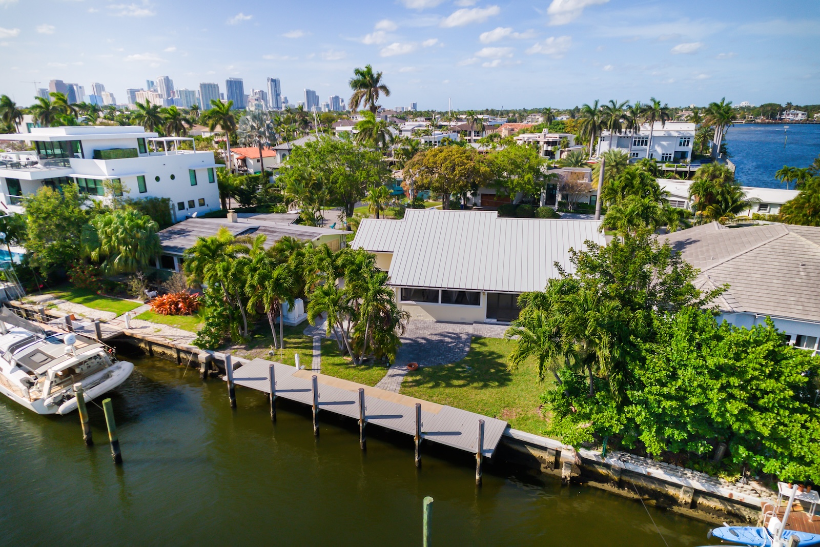 Fort Lauderdale home on a canal.