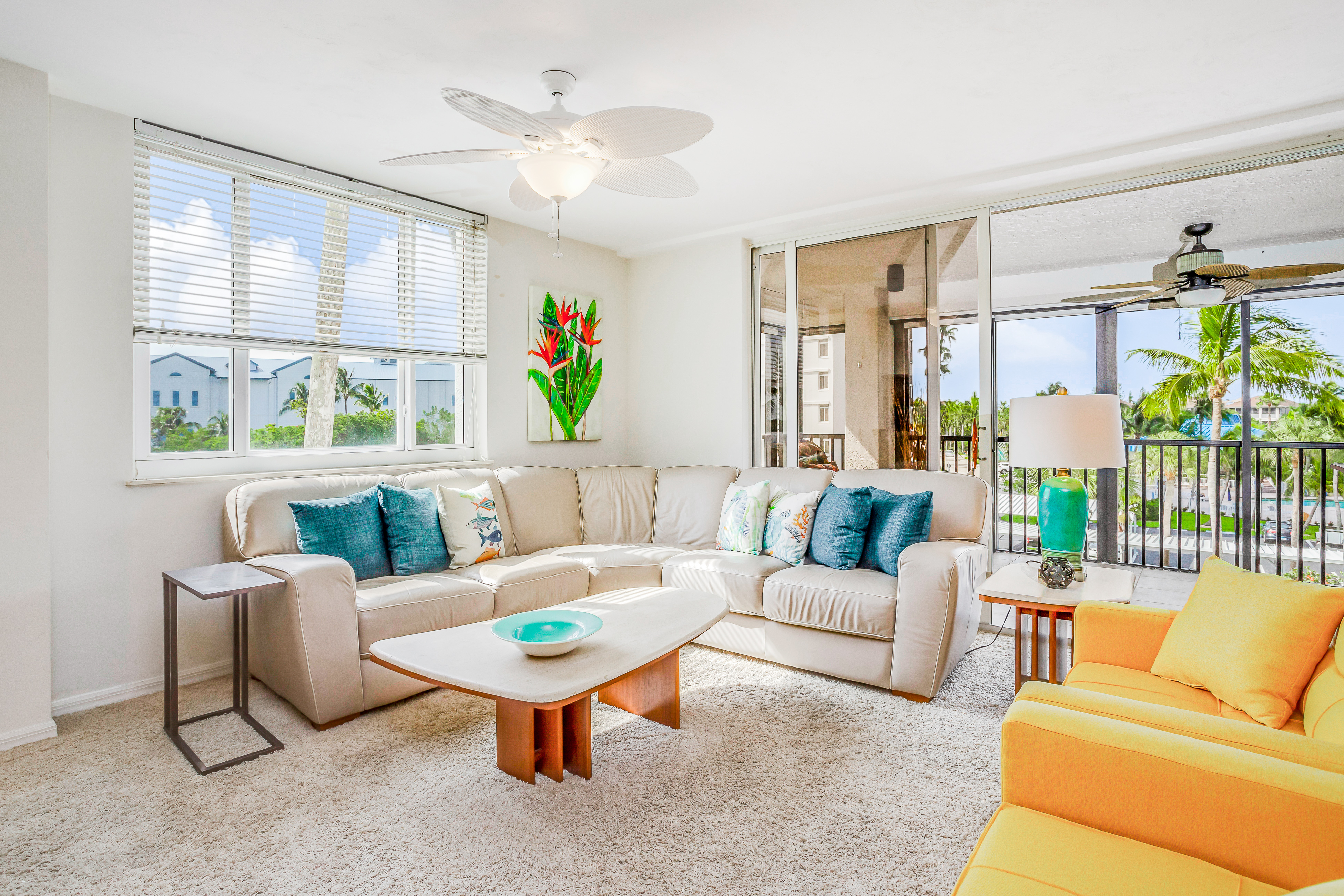 living room of Fort Myers, FL vacation home