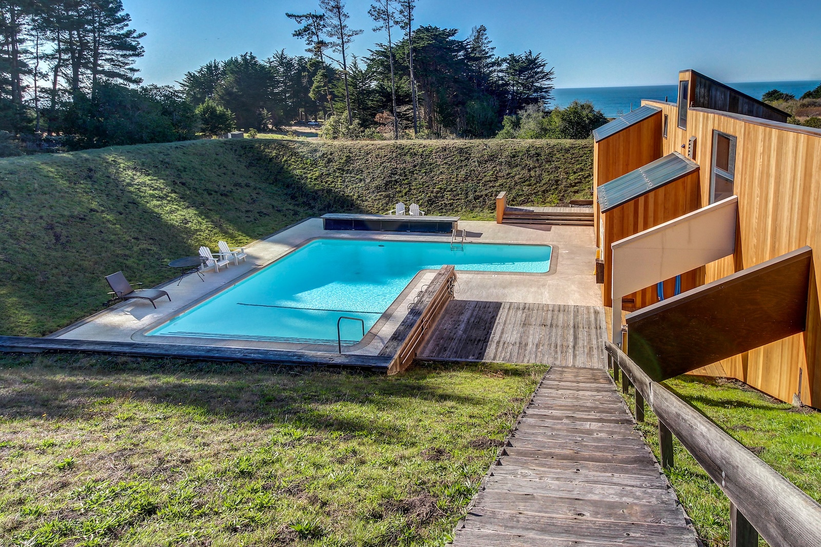 The pool area of Sea Ranch.
