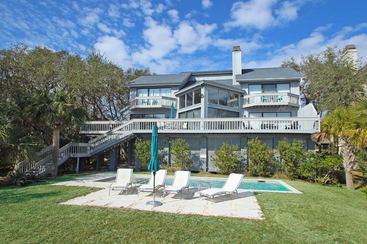 oceanfront vacation rental with pool on Hilton Head Island, SC
